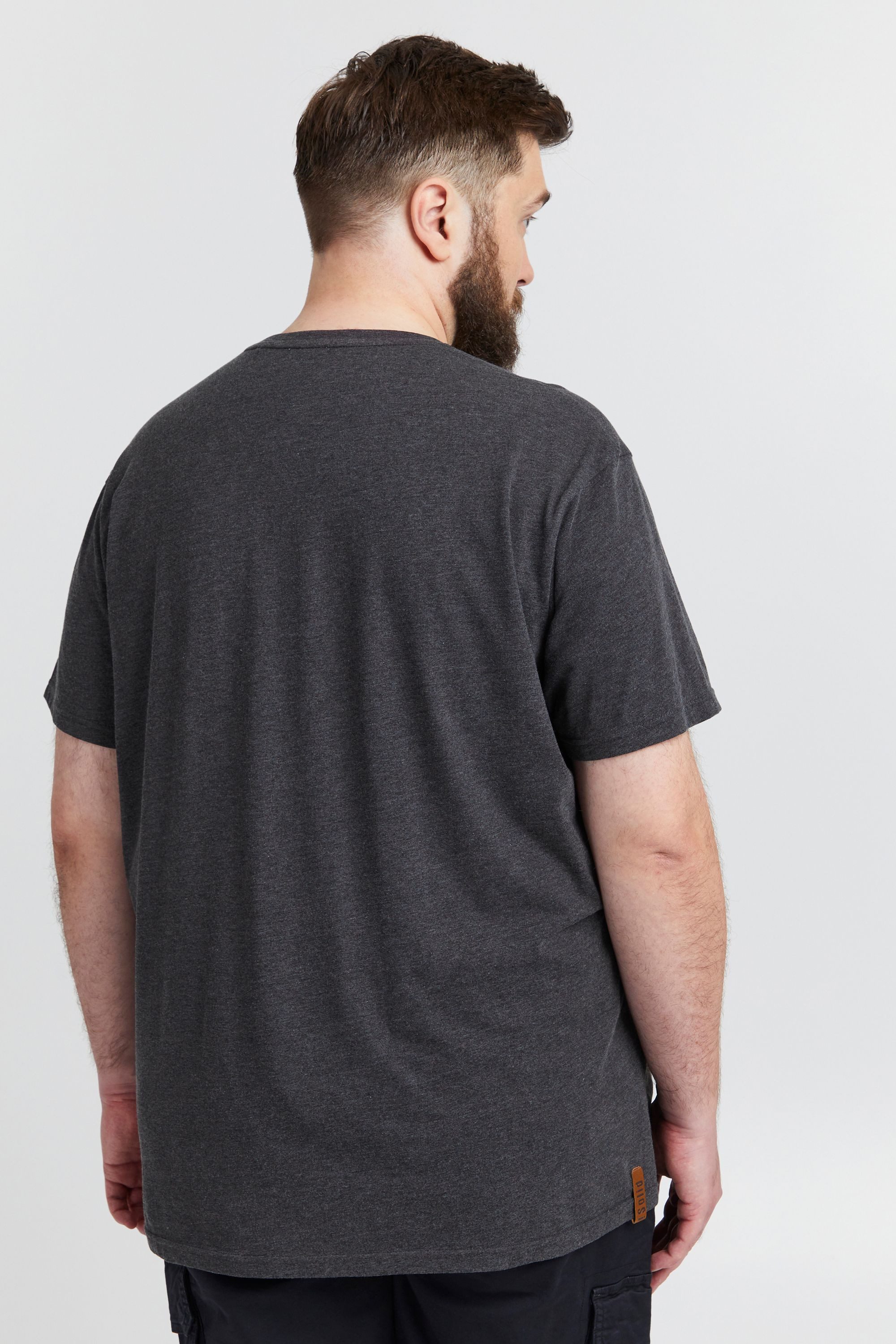 !Solid T-Shirt SDVolker Big & Tall Modisches Oberteil in großen Größen