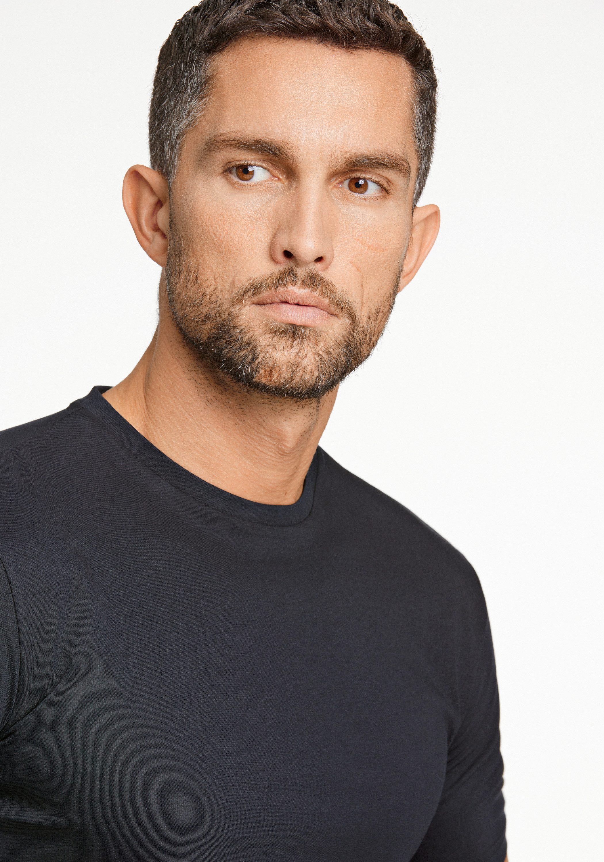 LINDBERGH Kurzarmshirt T-Shirt (Kurzarm) Relaxed Fit