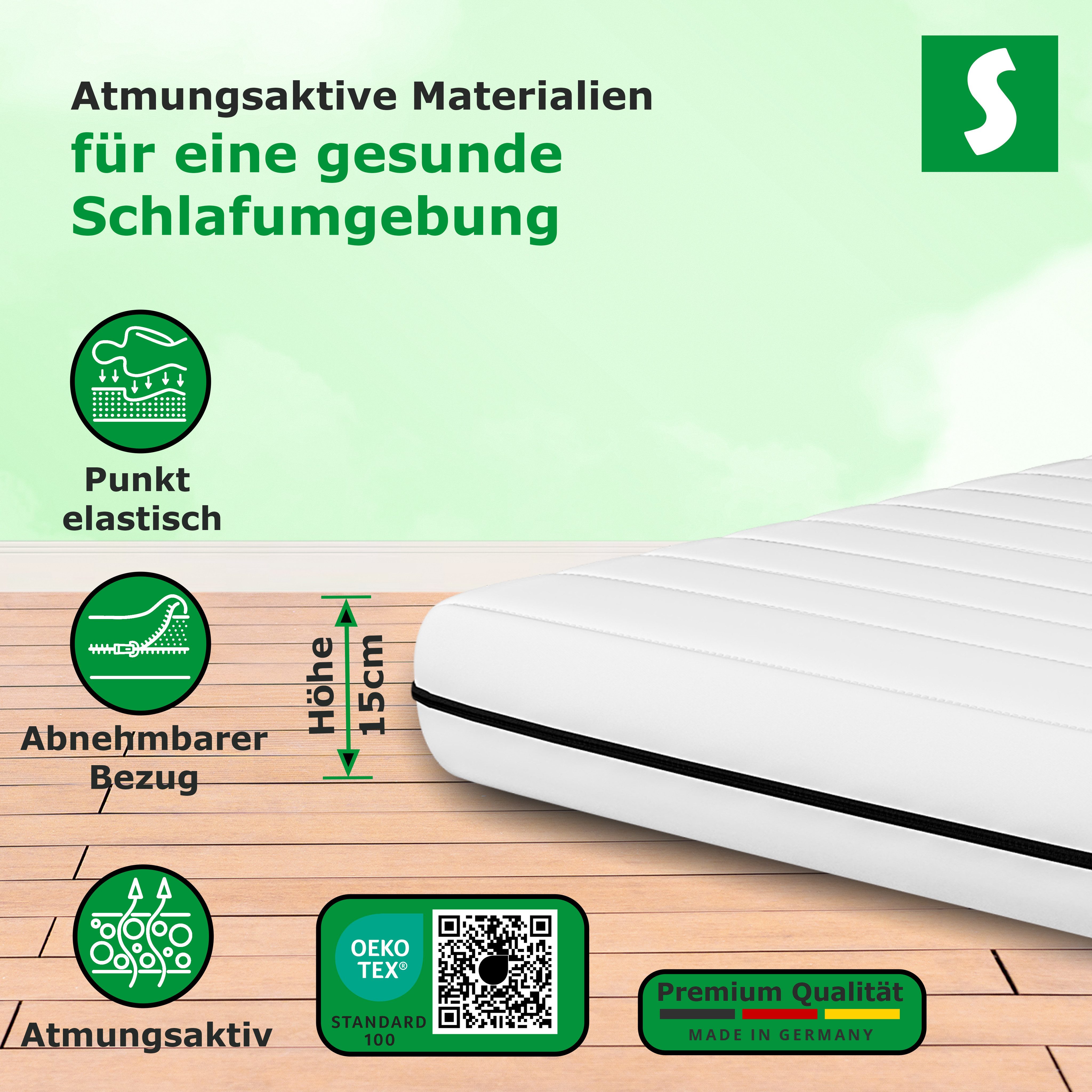 Kaltschaummatratze Easy Flex Wendematratze mit Zwei Härtegrade für Schlafko günstig online kaufen