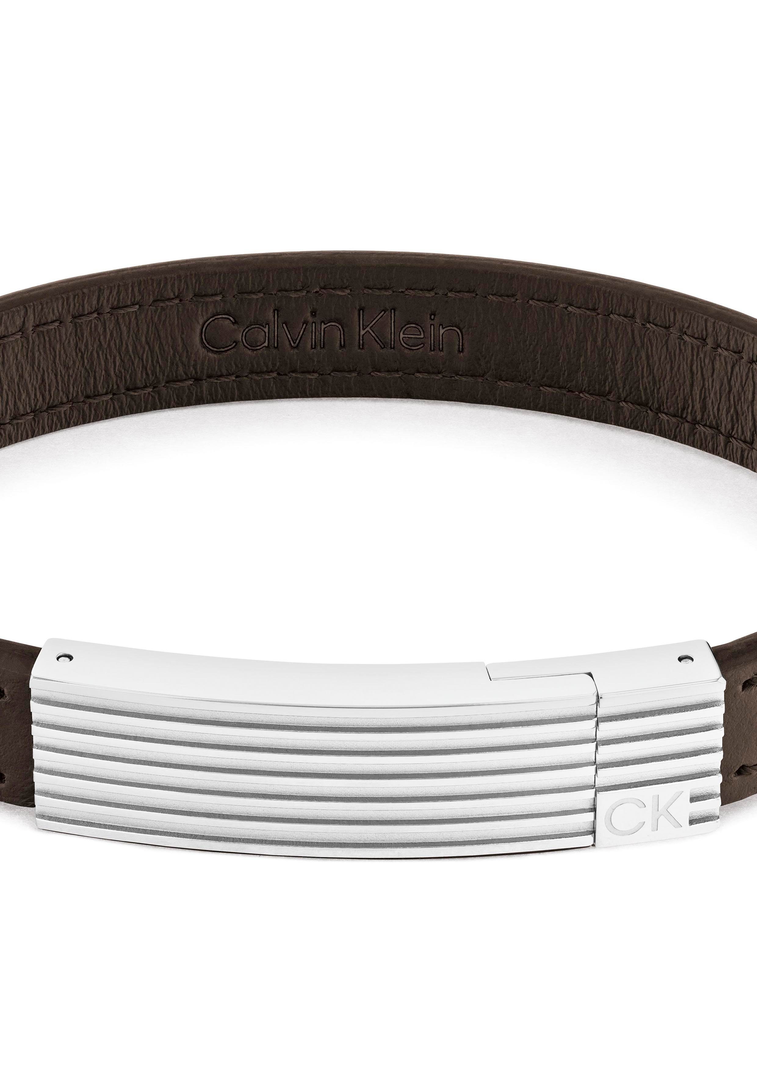 Calvin Klein Lederarmband Schmuck Edelst... Calvin Klein Lederarmband Schmuck Edelst...