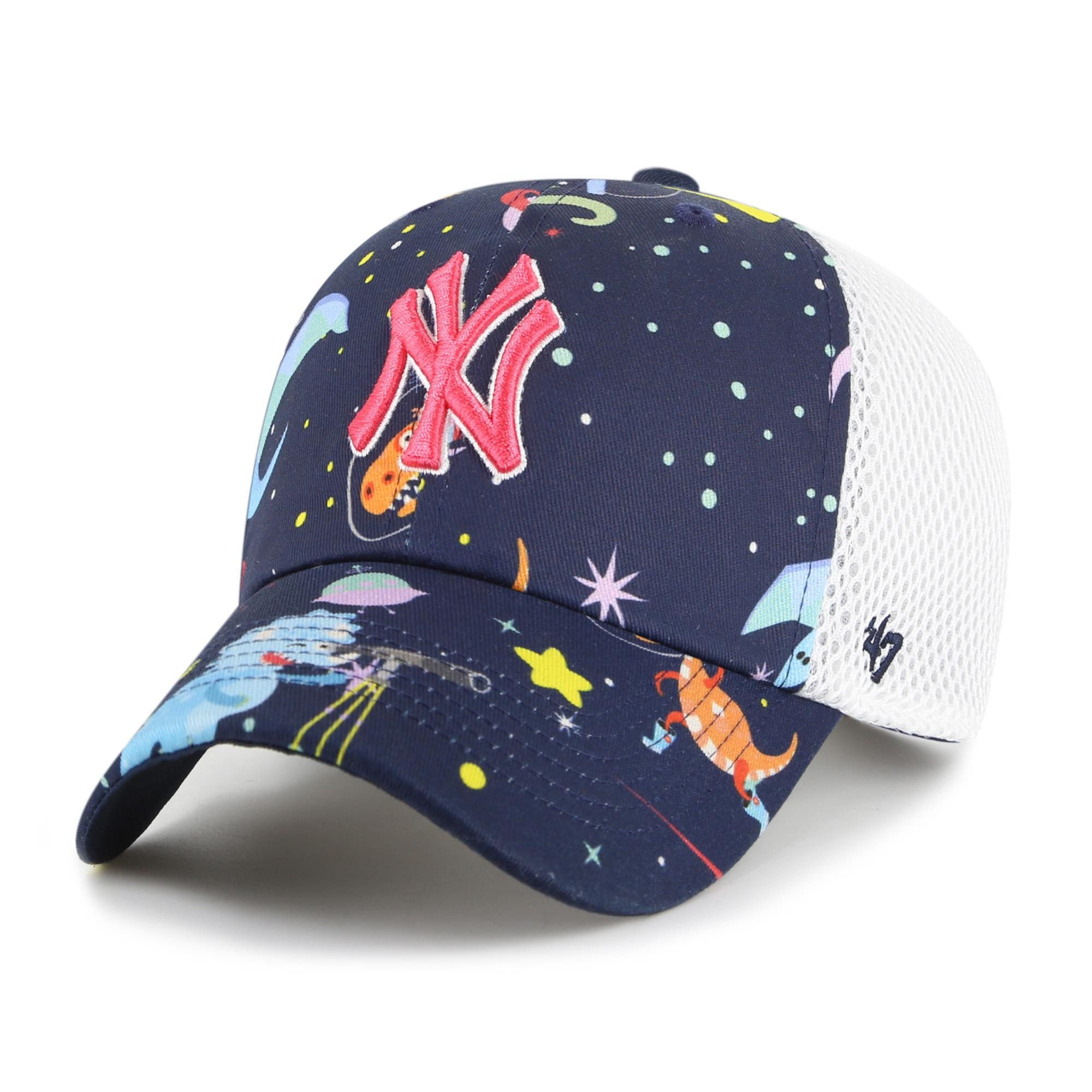 Baseball Cap '47 Brand Cap Kids MLB New York Yankees Space Dino '47 CLEAN UP