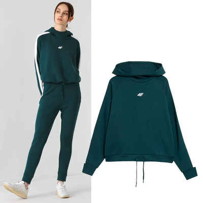 4F Trekkingjacke 4F - Damen Sweatpullover, Hoody, Sportpullover RETRO grün