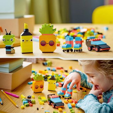 LEGO® Konstruktionsspielsteine Neon Kreativ-Bauset (11027), LEGO® Classic, (333 St)