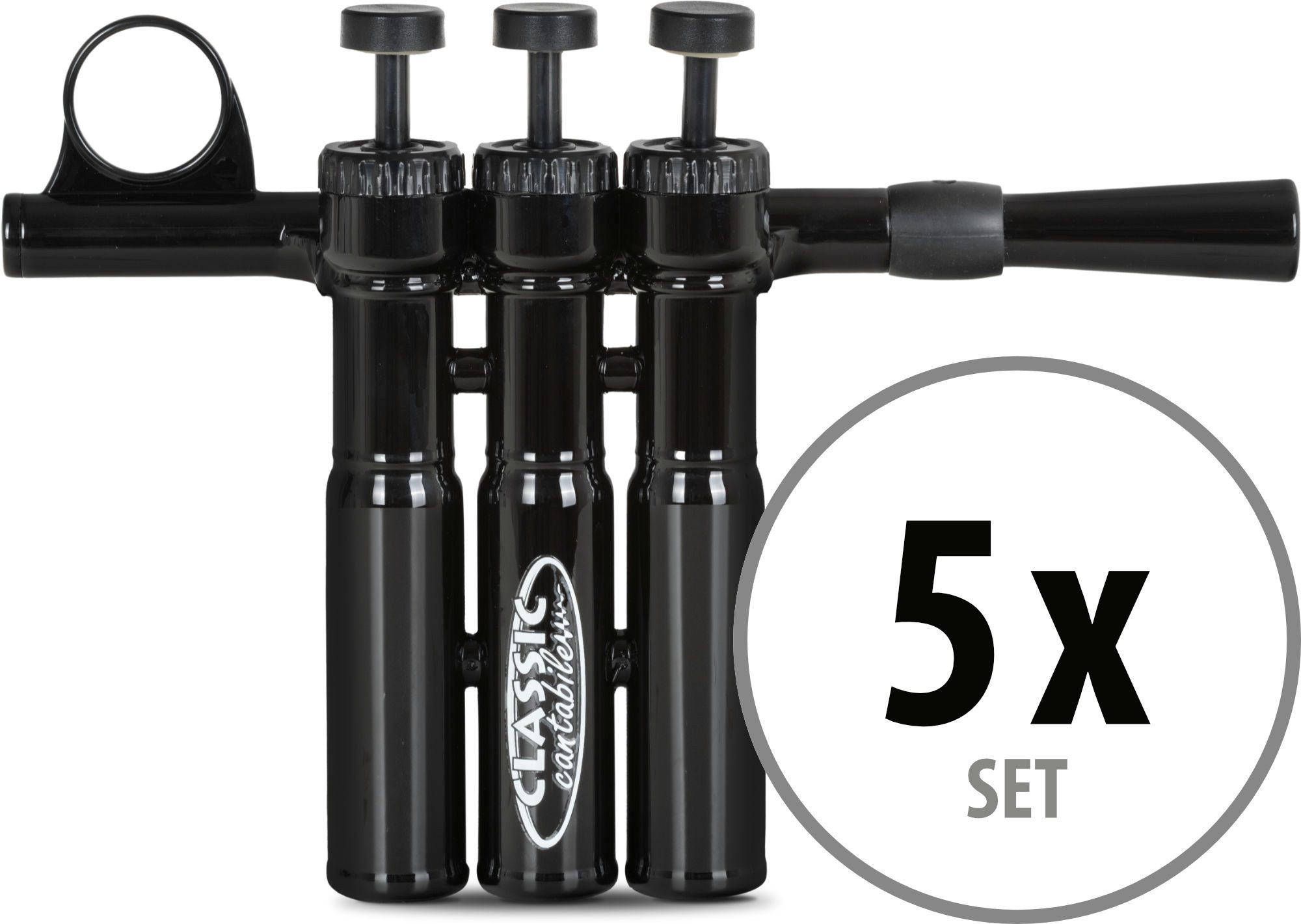 Classic Cantabile Trompete 5er-Set MardiBrass Ansatztrainer Trompete & Flügelhorn, 5-St., Trainingsgerät für Ansatz, Atmung und Fingerfertigkeit