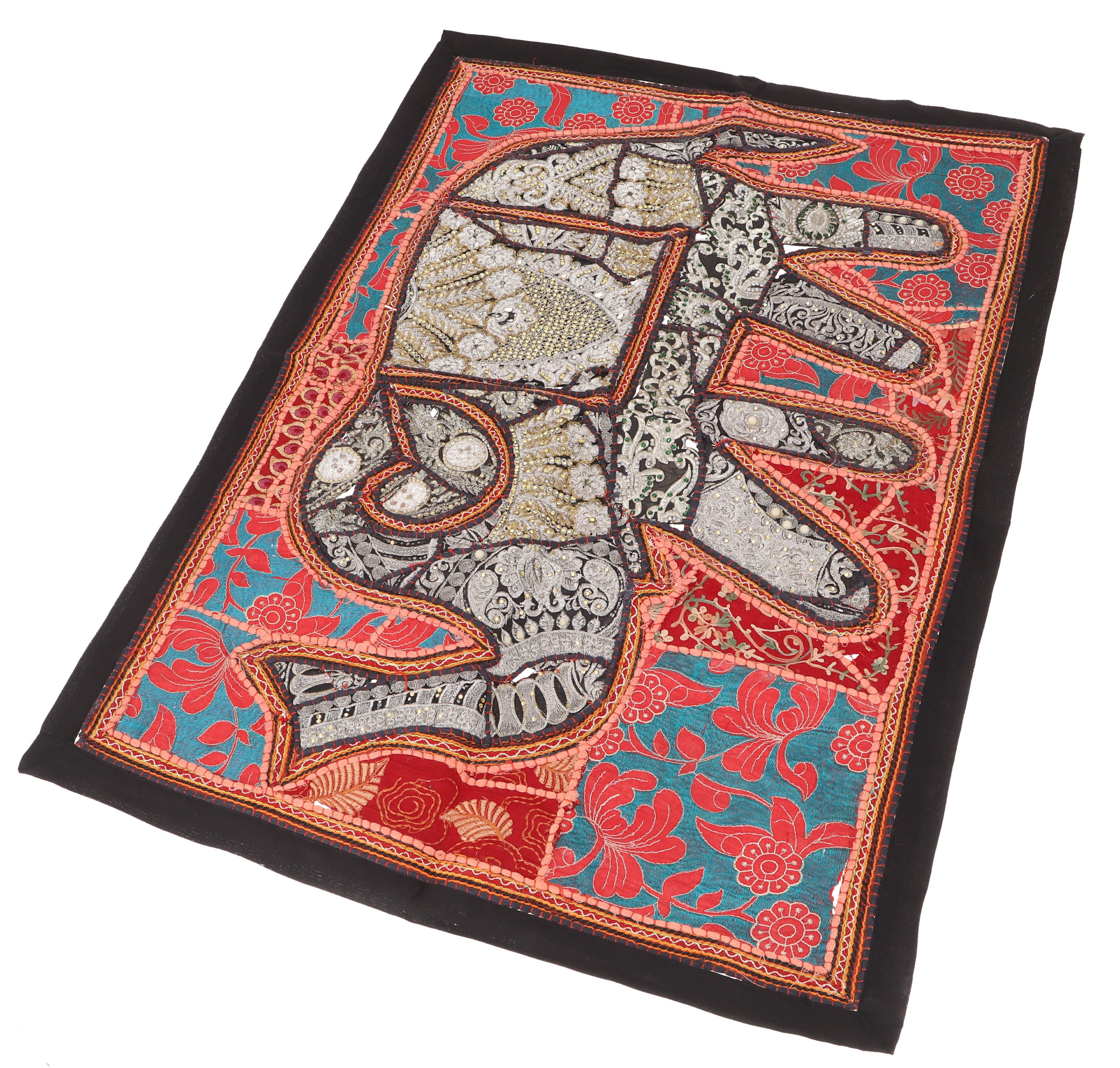 Guru-Shop Wandteppich Indischer Wandteppich Patchwork Wandbehang.., günstig online kaufen