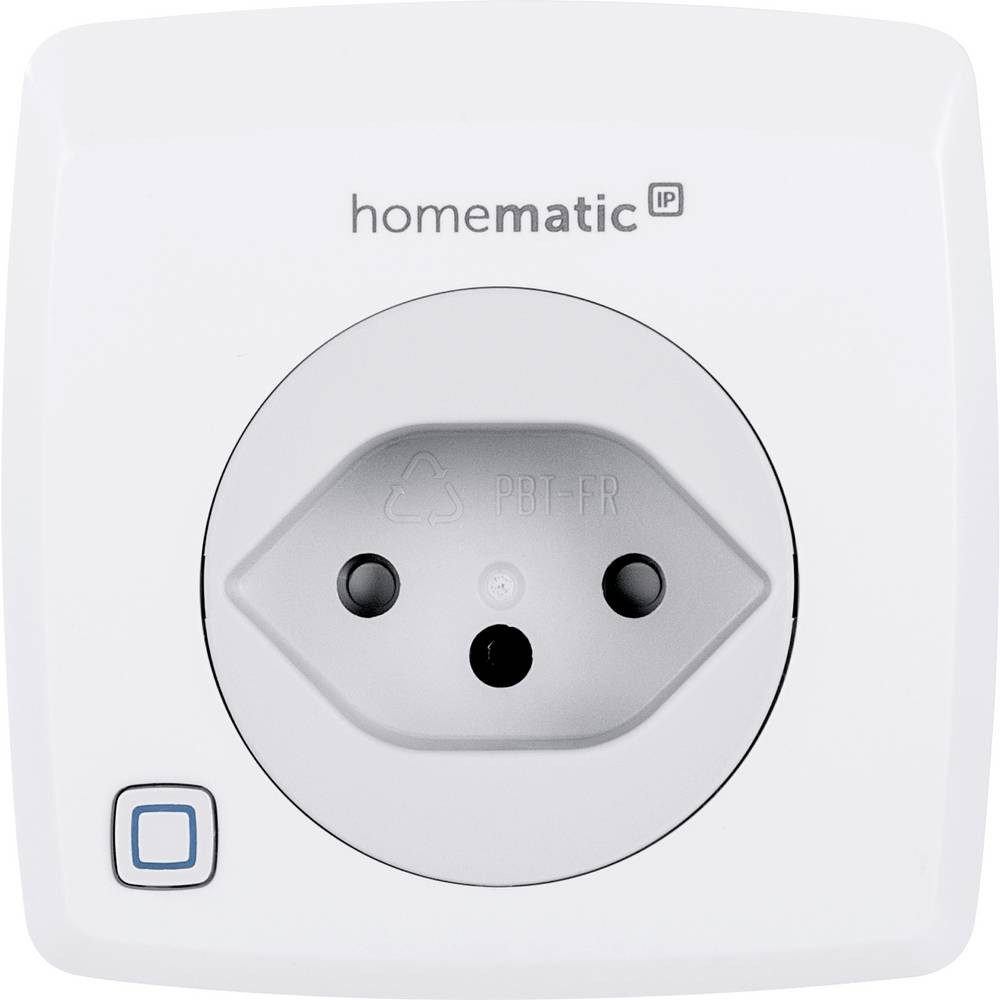 Homematic IP Steckdose Funk Schalt-Mess-Steckdose (Schweiz / CH) 159108A0, mit Messfunktion