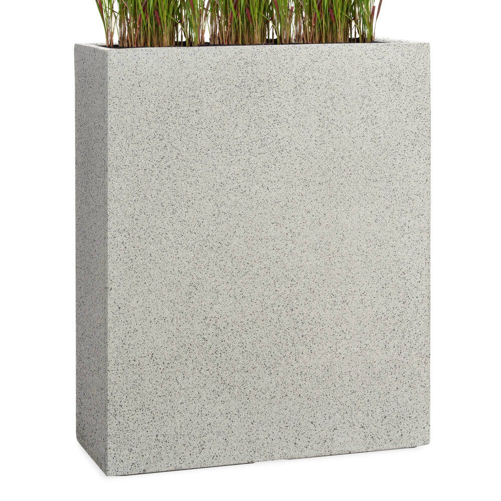 Pflanzwerk® Pflanzkübel DIVIDER Premium Blumenkübel Raumteiler Hochbeet Fiberglas, Fiberglas - Handgefertigt - Rechteckig - Frostbeständig