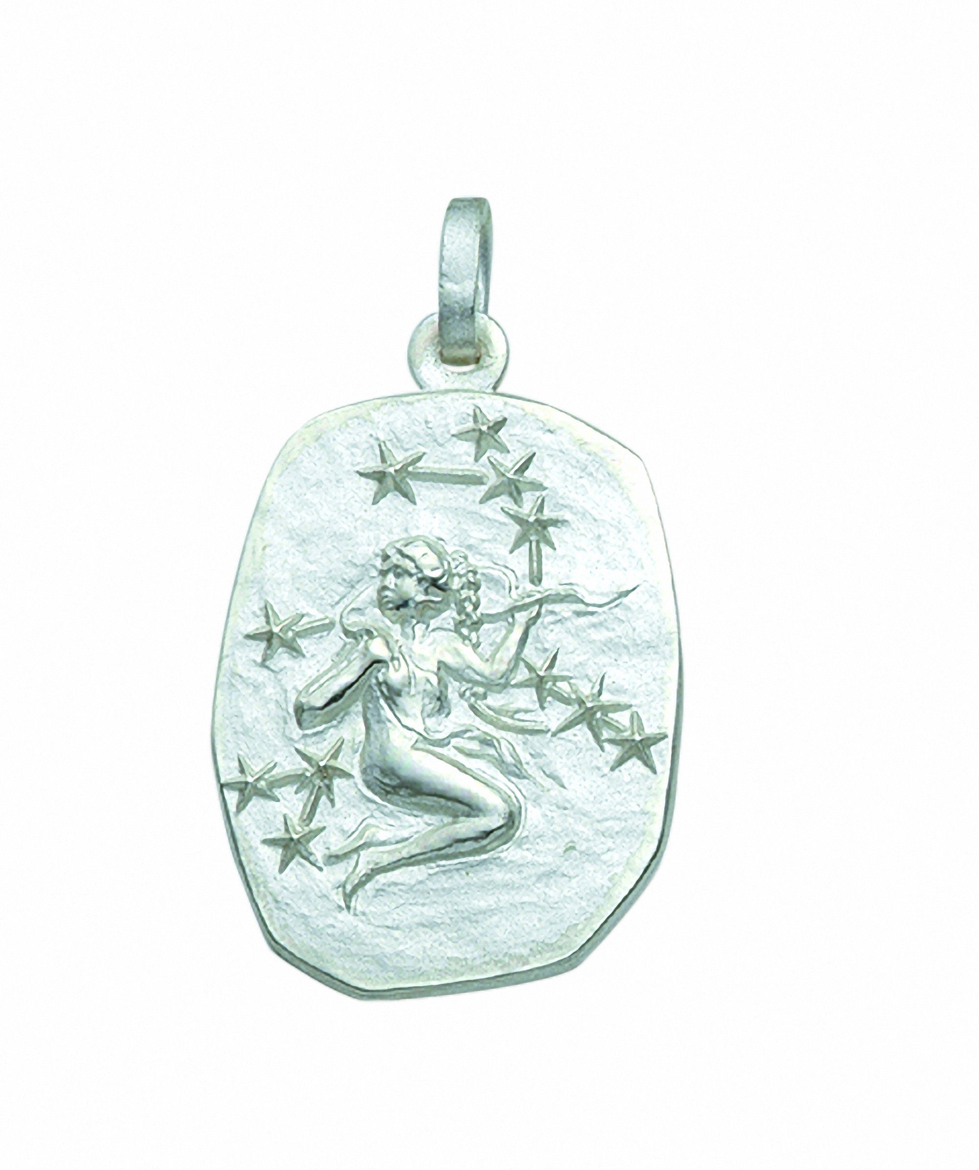 Vollkommenheit mit Set Jungfrau, Sternzeichen Anhänger Silber - Adelia´s Schmuckset Anhänger Kette mit 925 Halskette