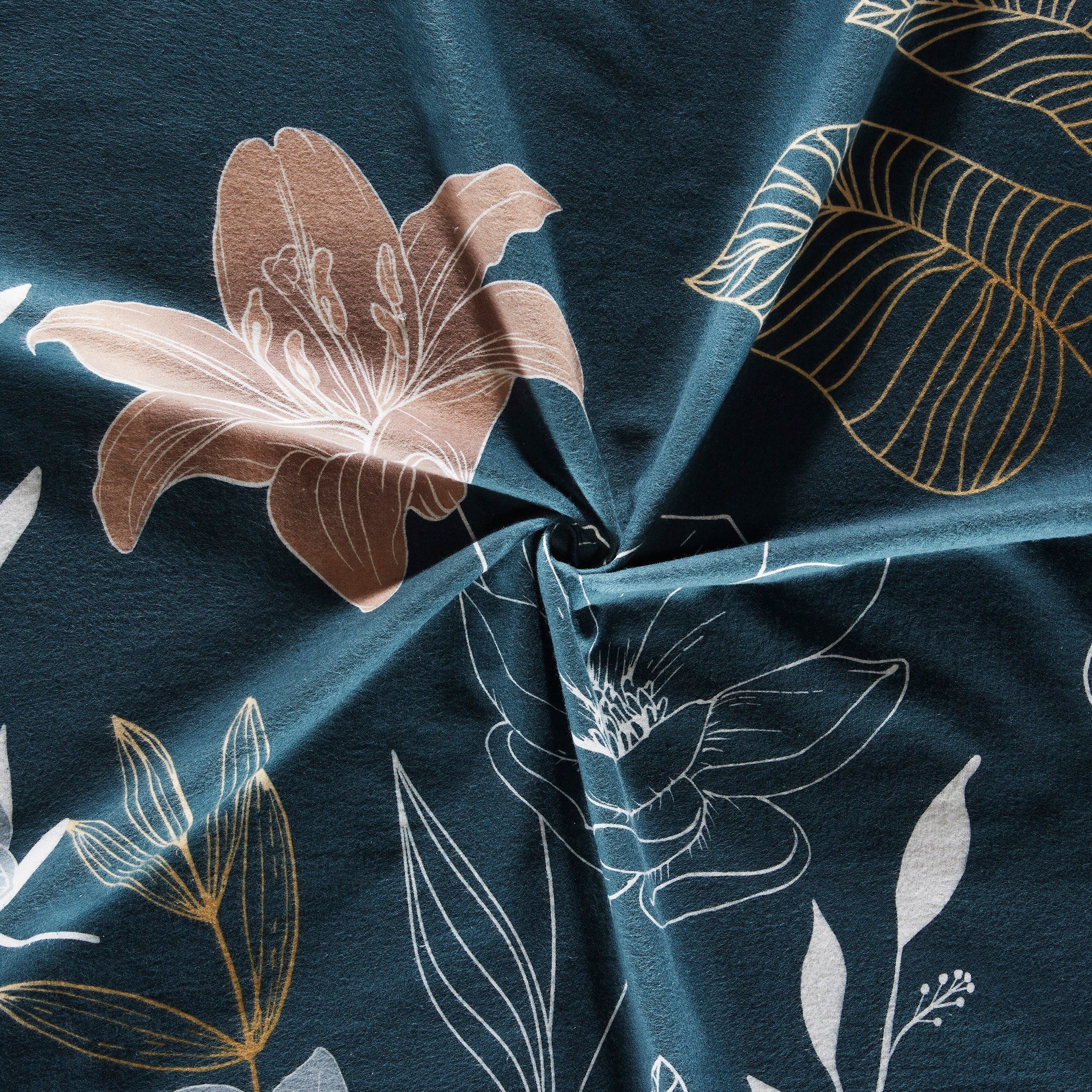 REDBEST Bettwäsche Wendebettwäsche, Baumwolle, Blumen