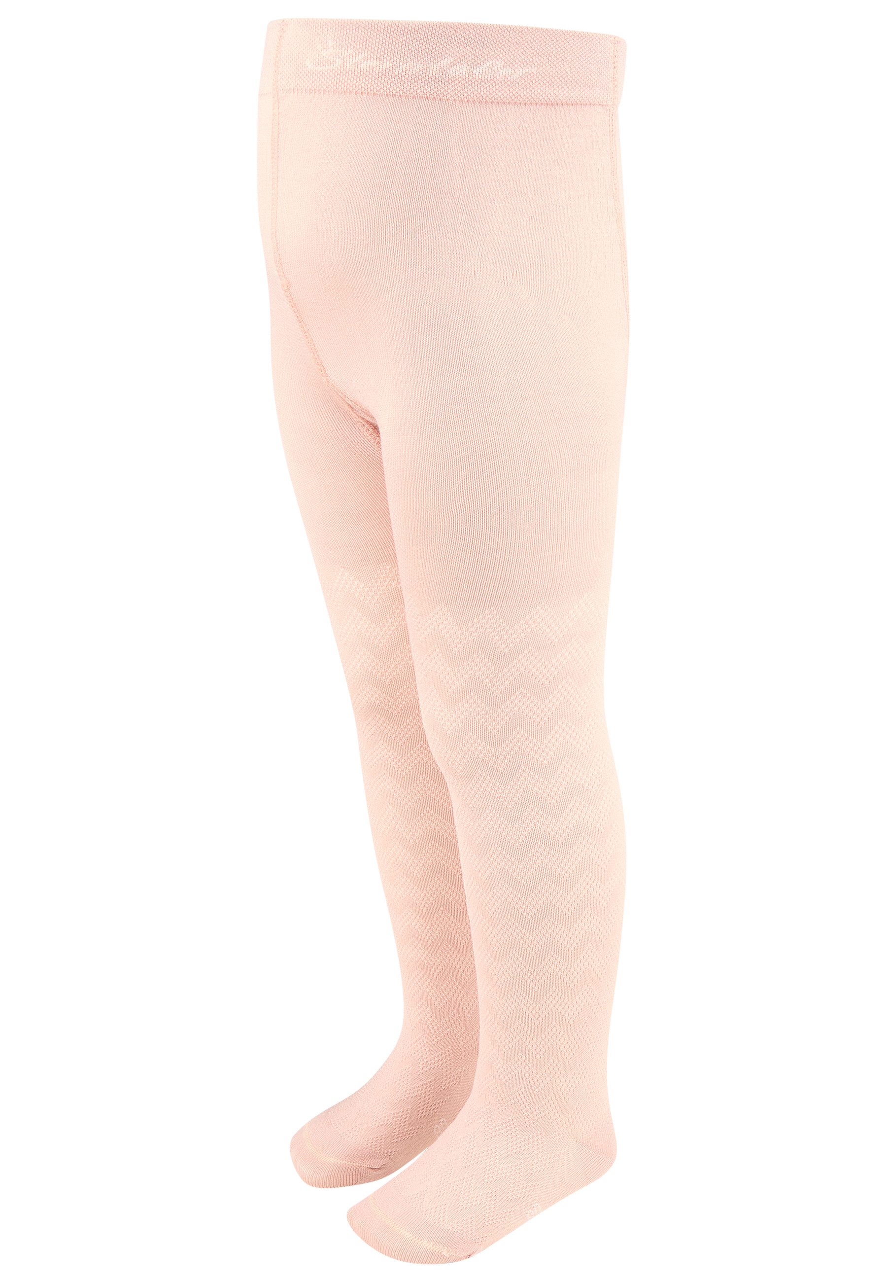 Sterntaler® Strumpfhose Strumpfhose Struktur (1 St) Strumpfhose uni mit Struktur, merzerisierte Baumwolle, weich & dünn
