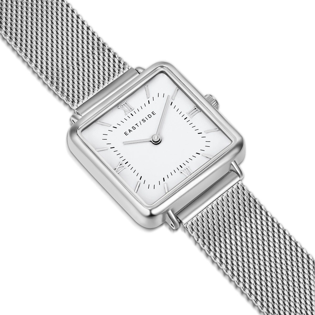 Eastside Automatikuhr Grand silber, mit Edelstahl-Armband