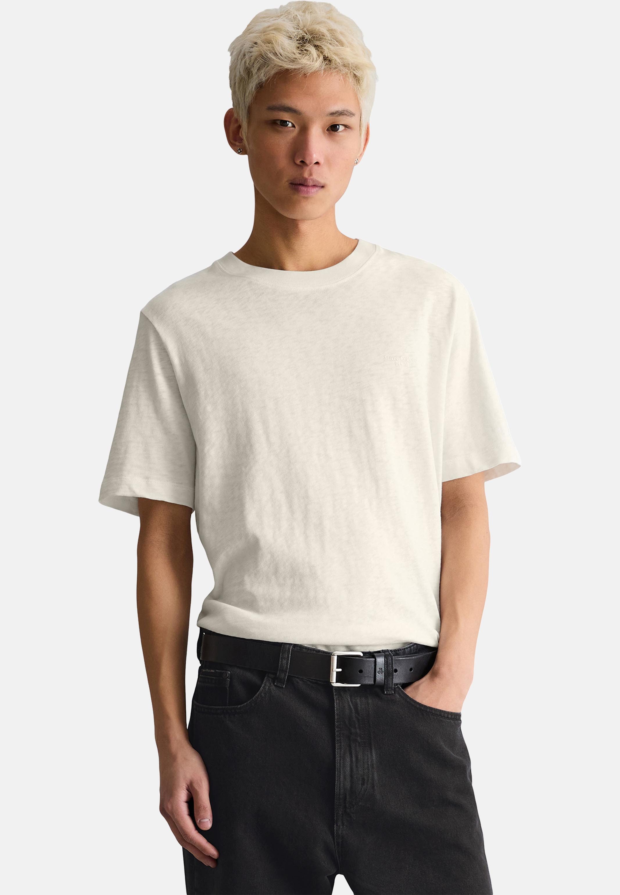 Marc O'Polo DENIM T-Shirt 3er Pack Basic (Spar-Set, 3-tlg) T-Shirt - Baumwolle - Atmungsaktiv - Weiche Baumwolle