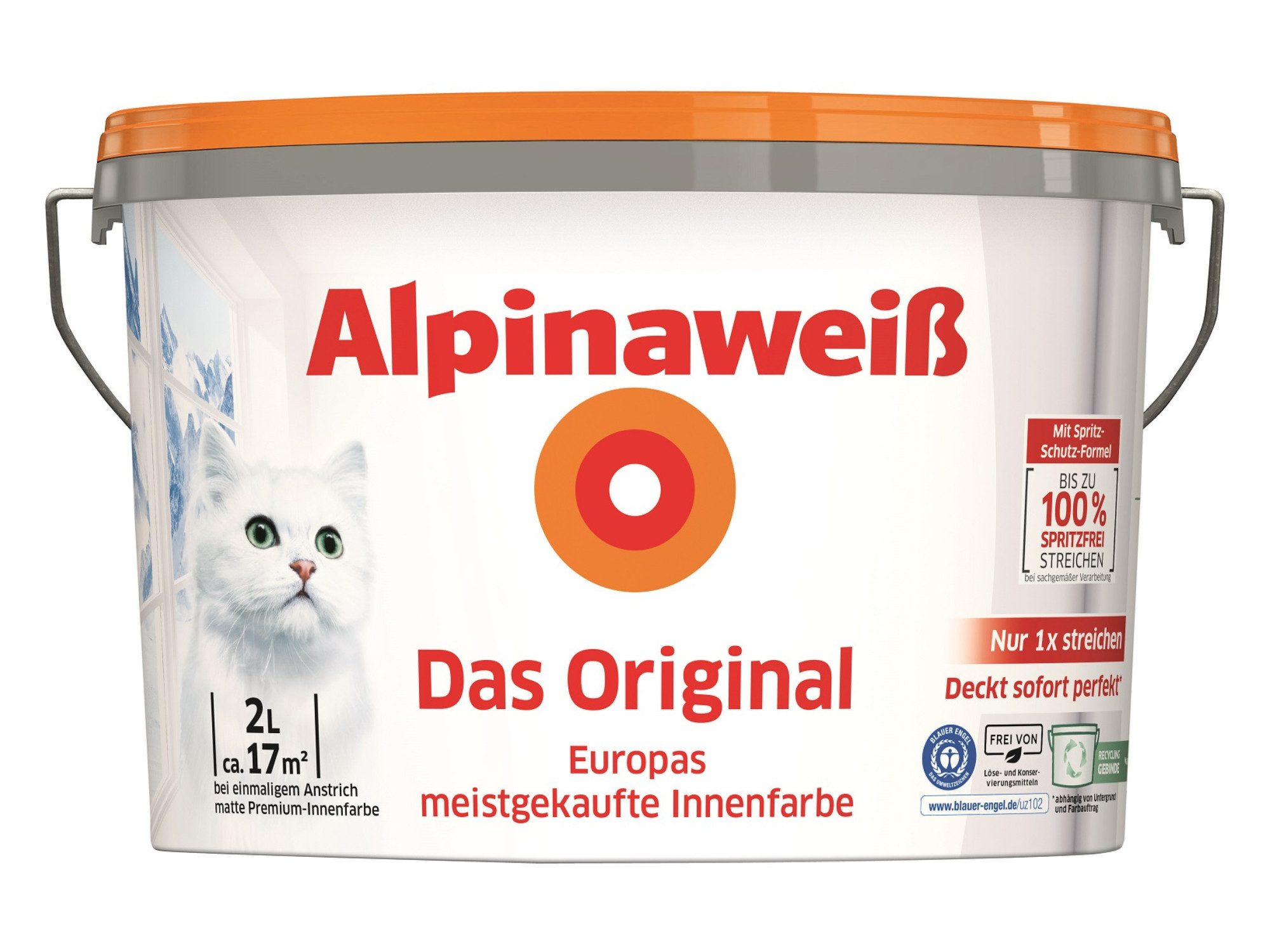 Alpina Wandfarbe Alpinaweiß Das Original matt