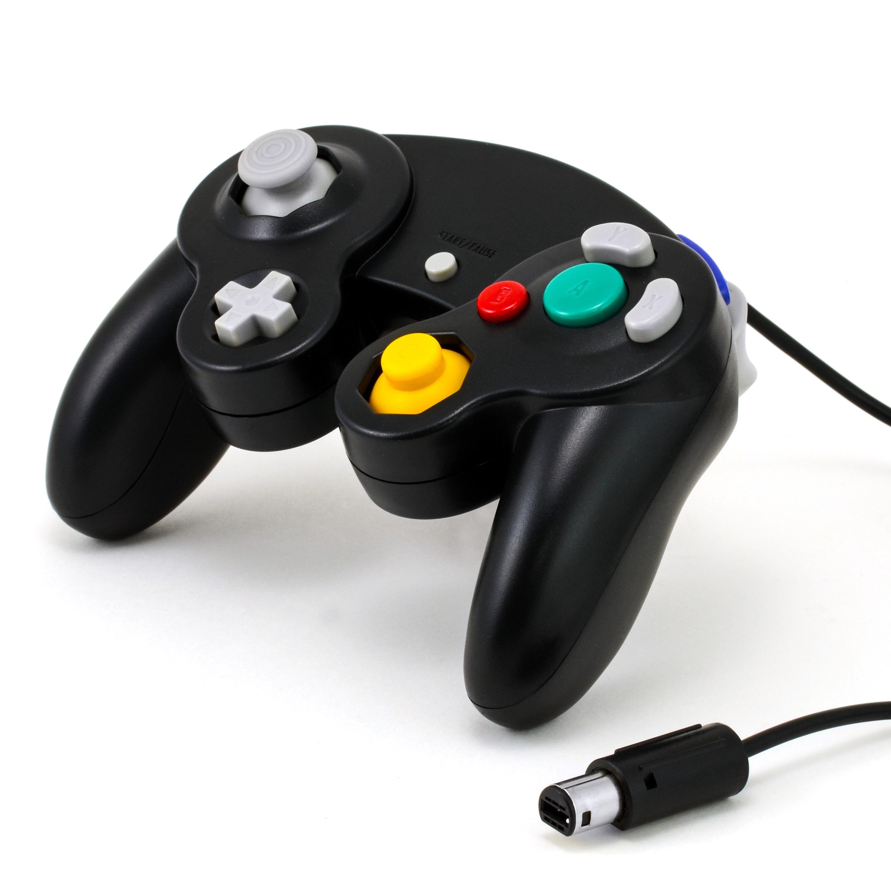 CSL NintendoController (1 St., Gamepad Controller für Nintendo GameCube / Wii Vibrationseffekte
