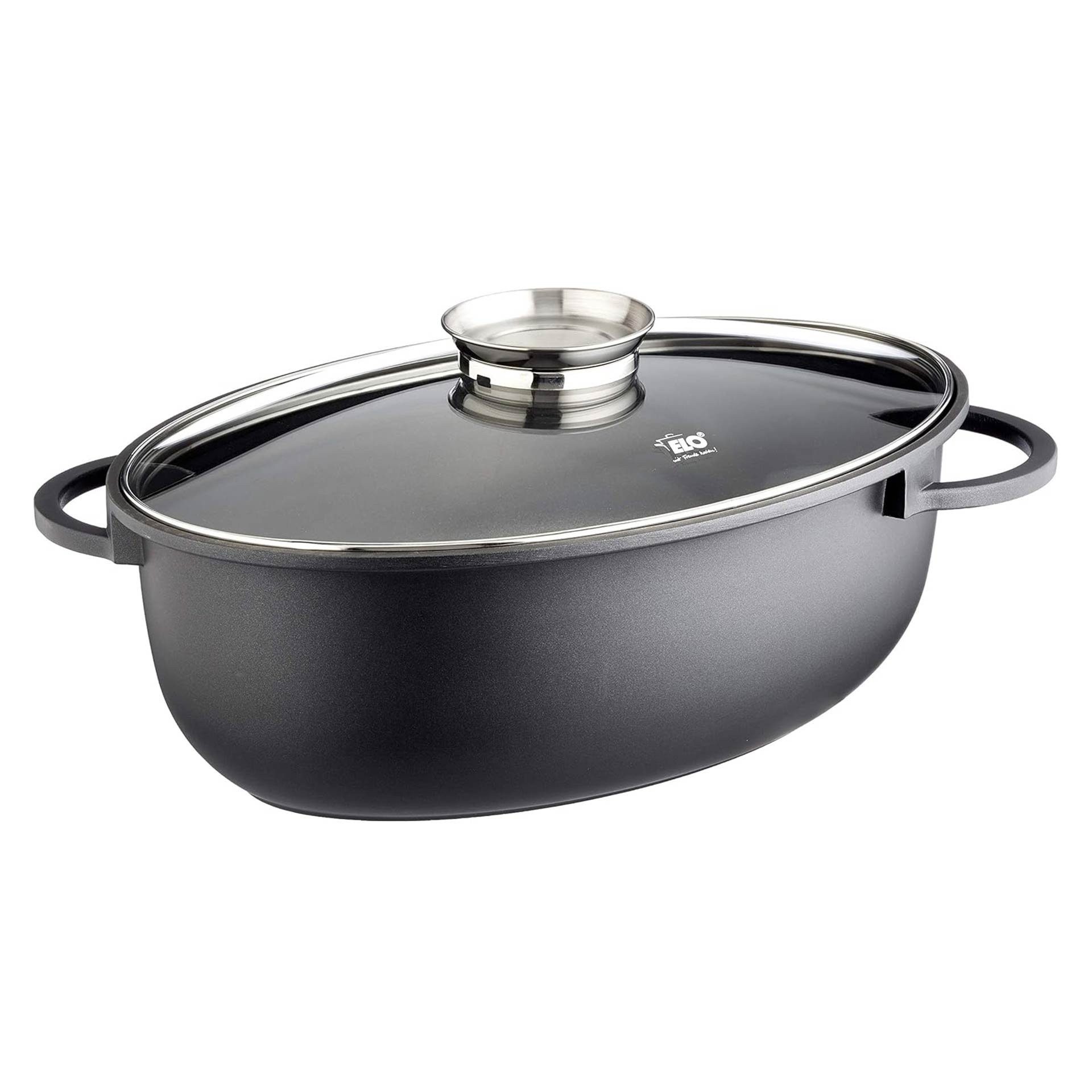 Bräter ELO Alucast Bräter oval, Ø38cm