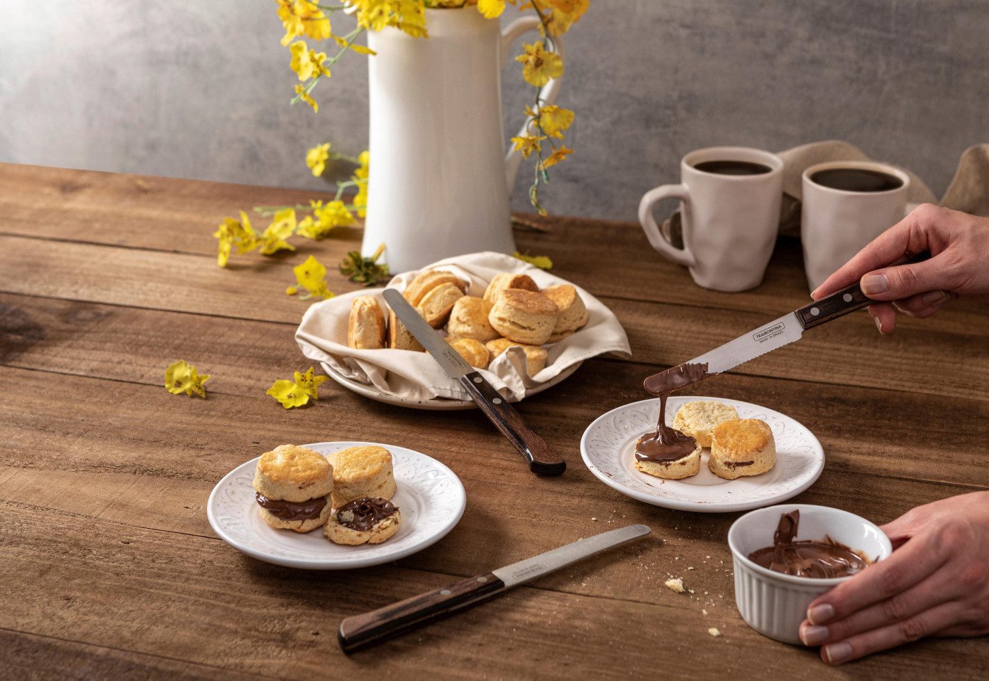 Tramontina Grillbesteck-Set Tramontina Frühstücksmesser 11,5 cm Edelstahl mit