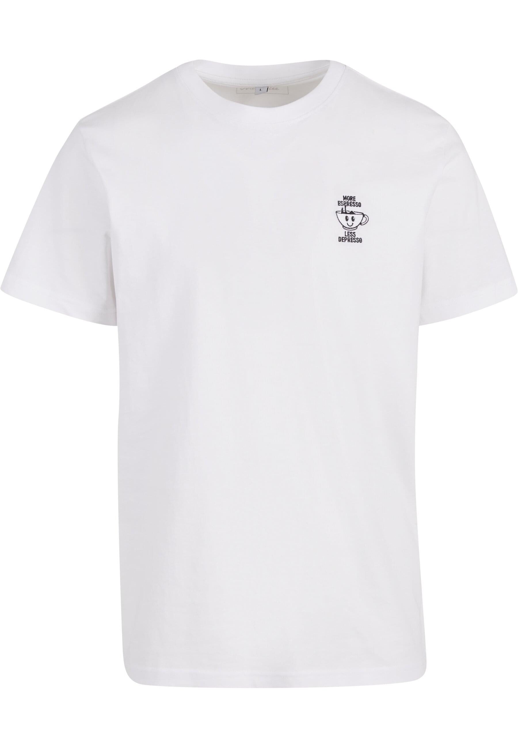 MisterTee T-Shirt MisterTee Herren More Espresso Less Depresso Tee EMB (1-t günstig online kaufen