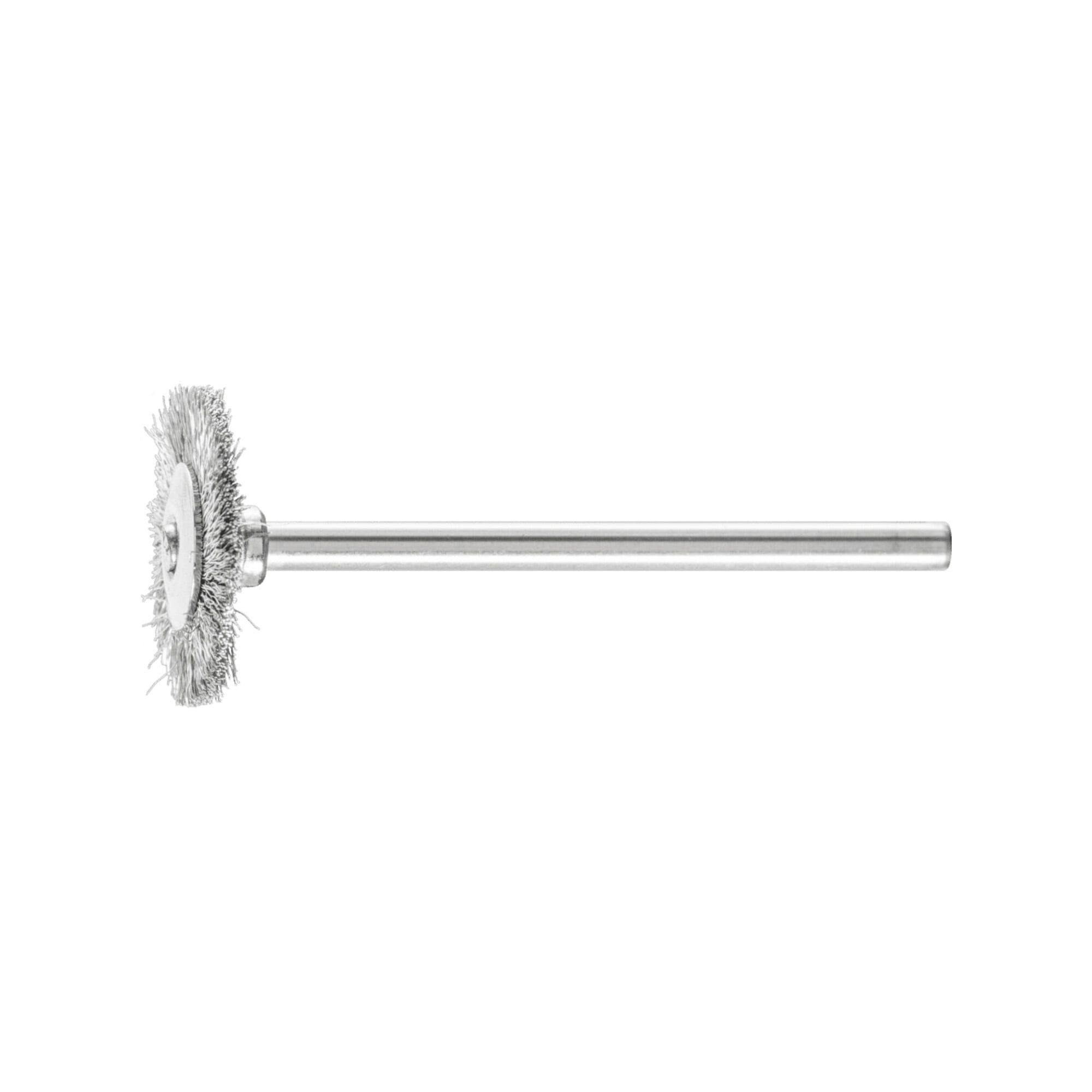 Pferd Rundbürste PFERD TOOLS Miniatur- Rundbürste RBU Ø19x2 mm Schaft-Ø3 mm Stahl-Draht
