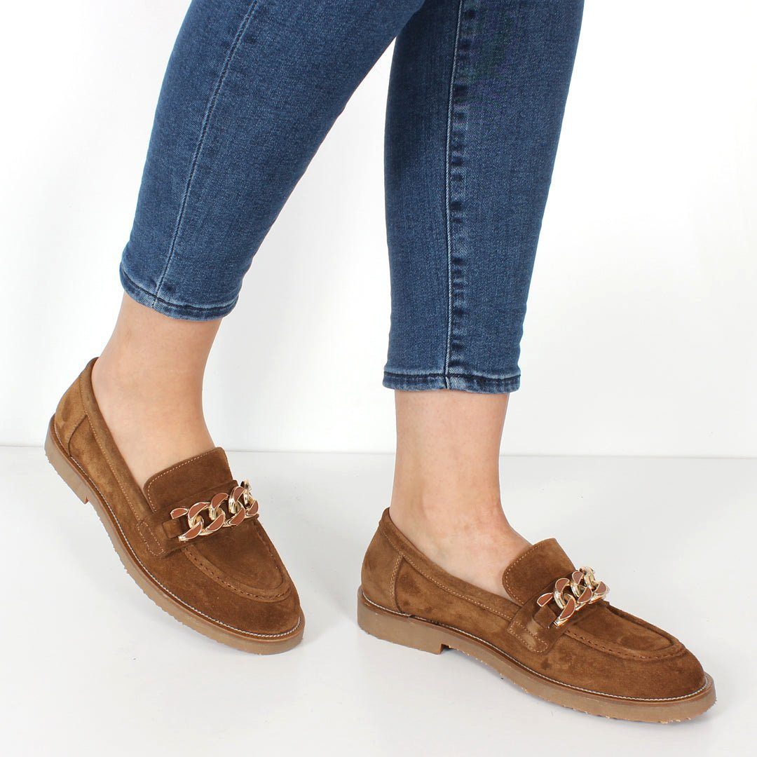 Celal Gültekin 029-20140 Loafer Goldene Kettendekoration günstig online kaufen