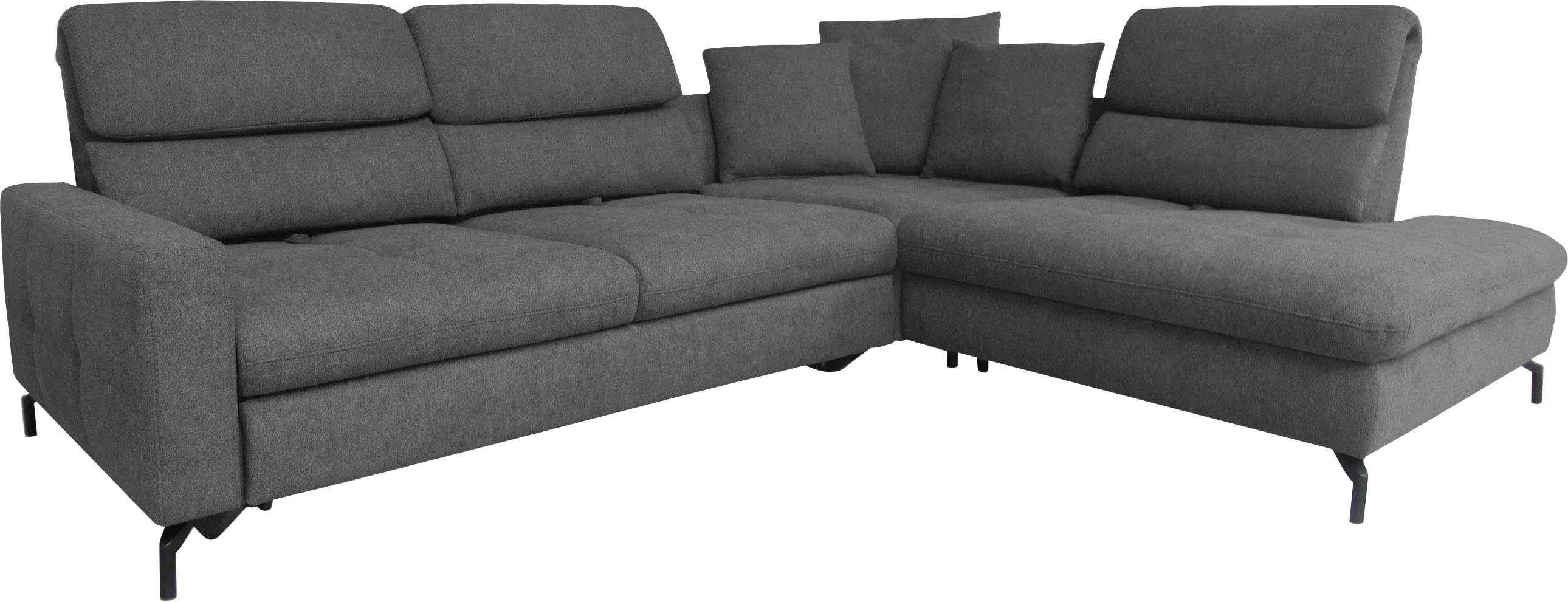 alina Ecksofa "Louis", Breite 260 cm, Rückenlehnenverstellung, wahlweise mi günstig online kaufen