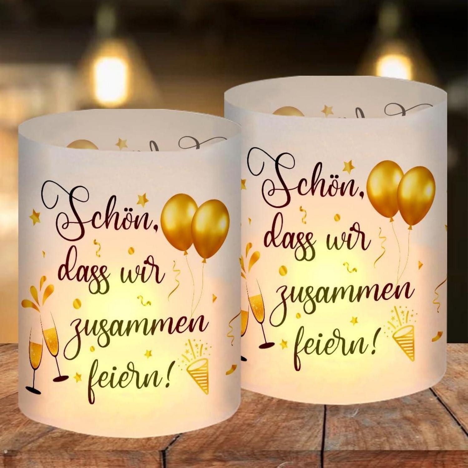 LuxusKollektion Kochbesteckhalter 12 Windlichter Tischdeko Geburtstag günstig online kaufen