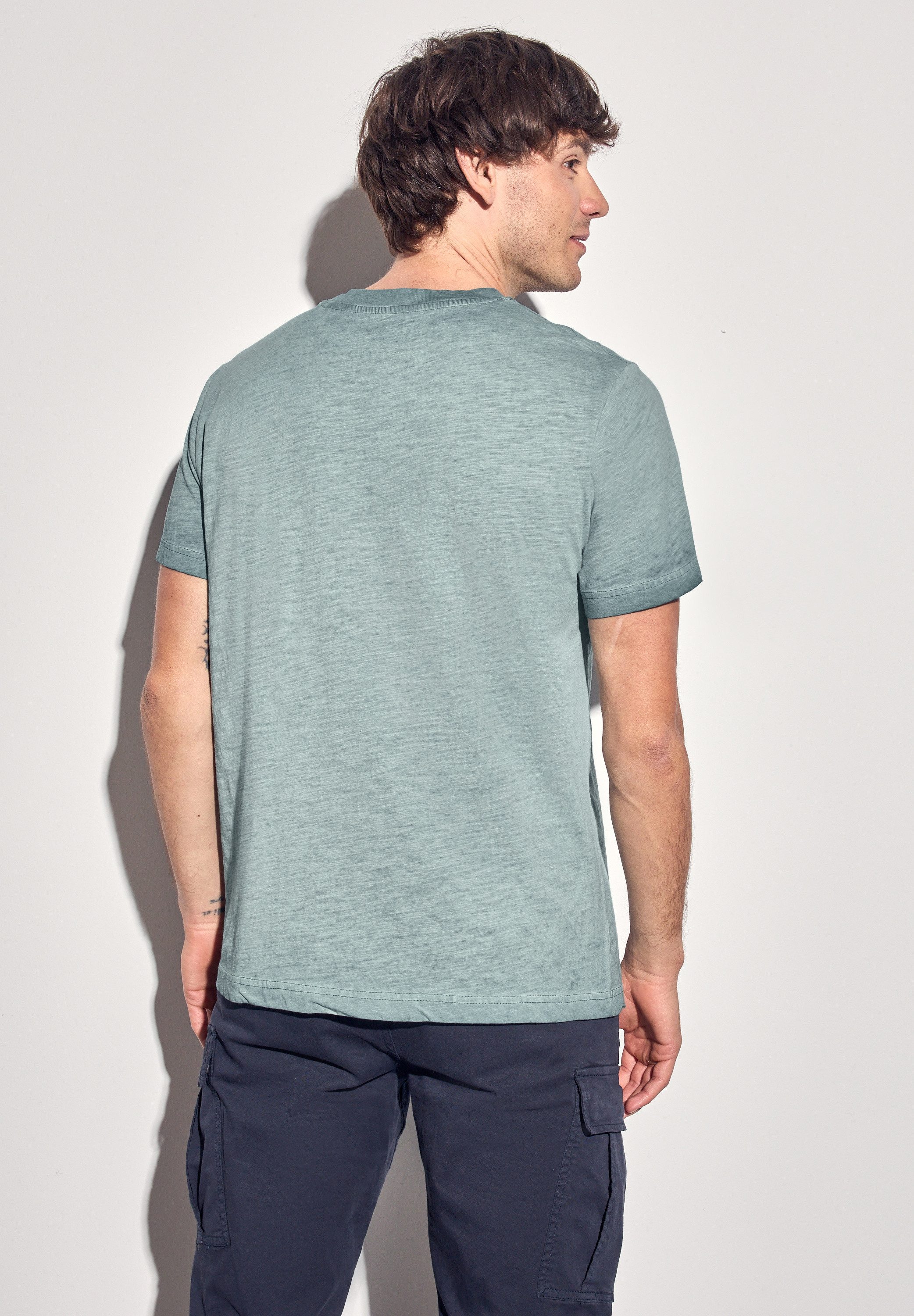 STREET ONE MEN T-Shirt aus reiner günstig online kaufen