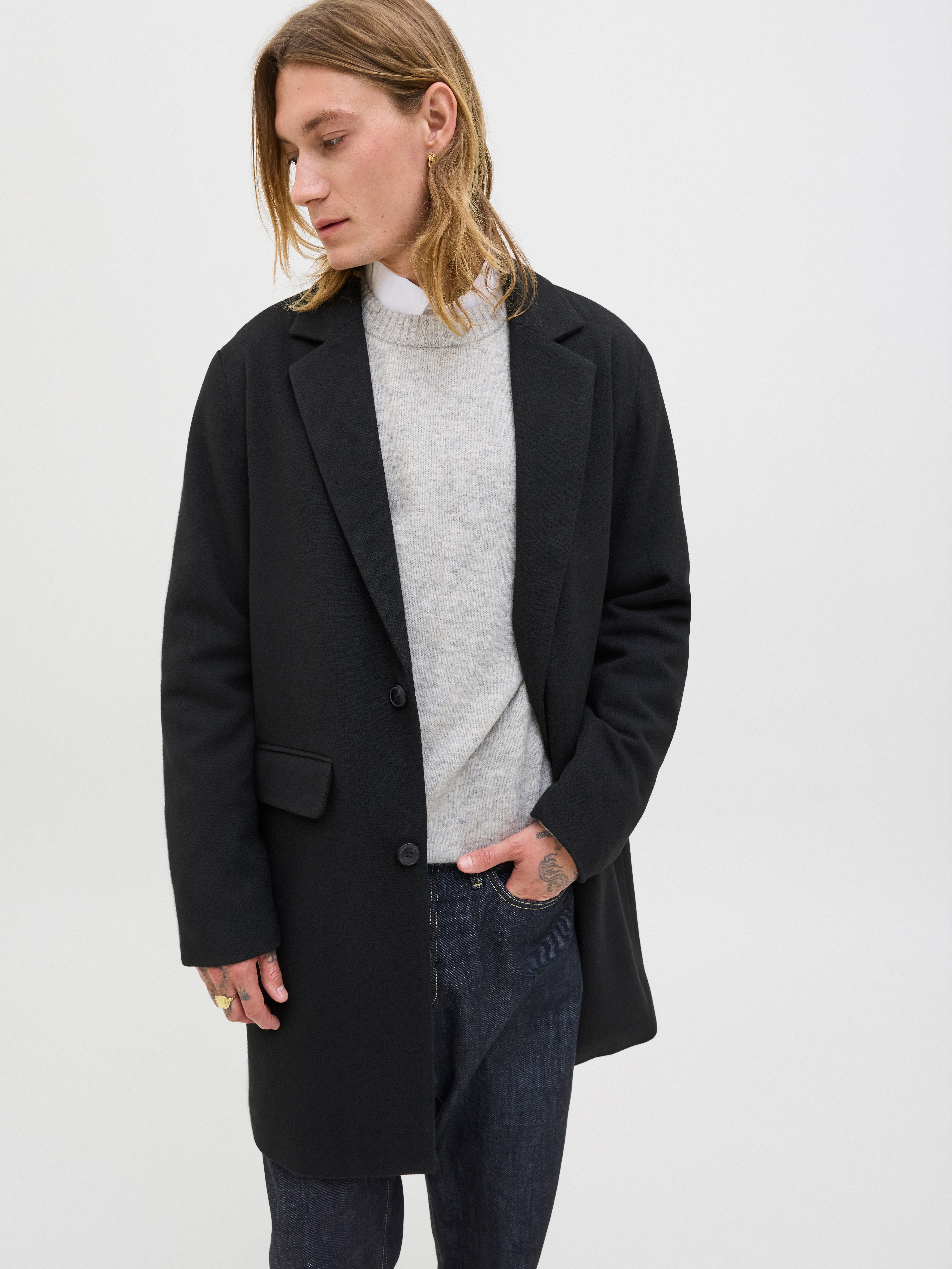 Jack & Jones Langmantel JJEHARRIS COAT SN günstig online kaufen