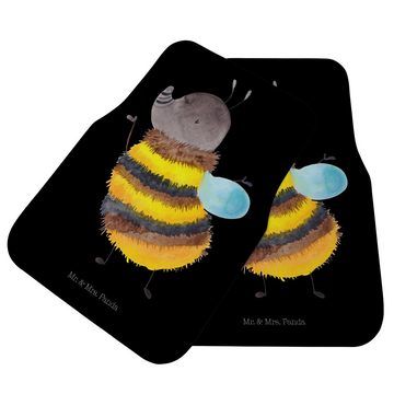 Fußmatte Hummel flauschig - Schwarz - Geschenk, Tiere, lustige Sprüche, Fahrer, Mr. & Mrs. Panda, Höhe: 0.5 mm