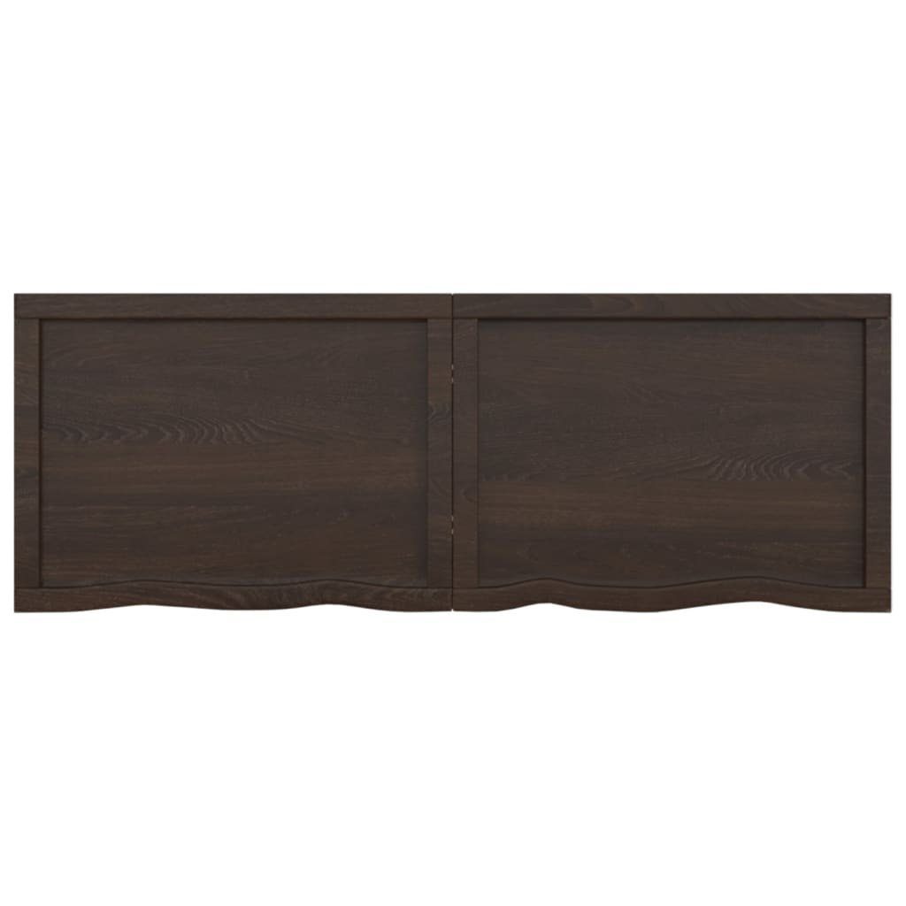 Behandelt Tischplatte furnicato Massivholz Eiche 140x50x(2-4)cm