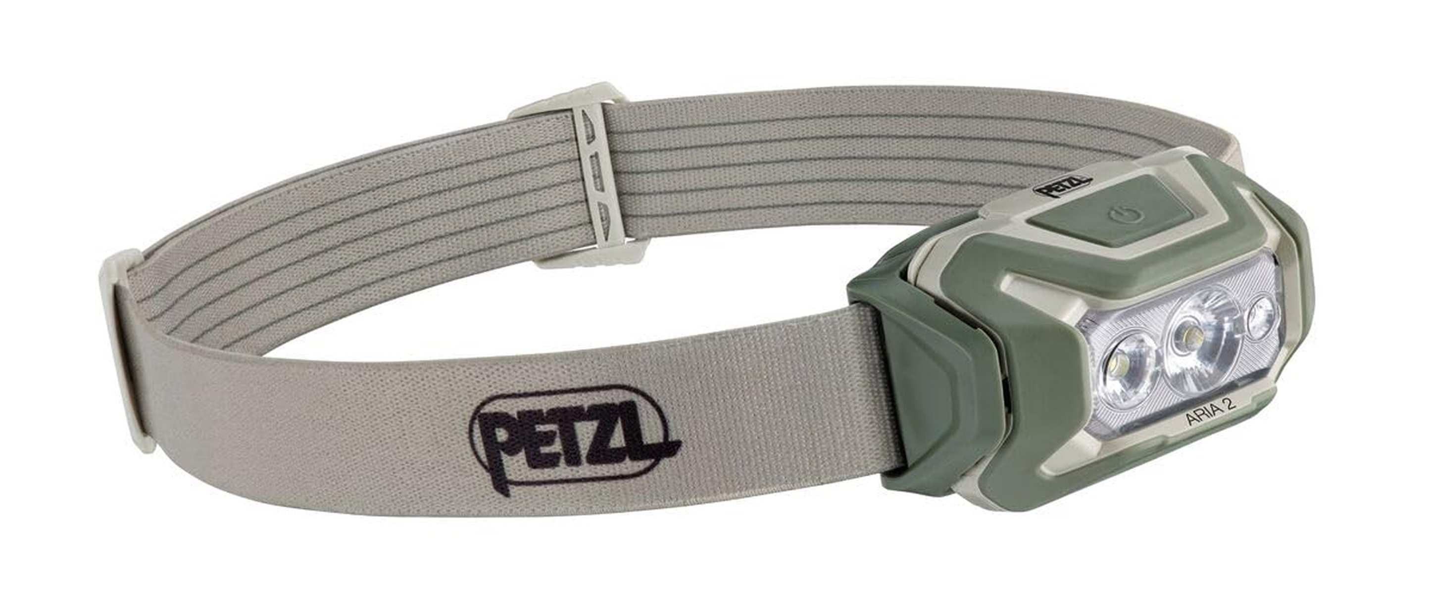 Petzl LED Stirnlampe PETZL ARIA 2 RGB Kompakte Stirnlampe wasserdicht 4 Farbmodi 450 Lumen