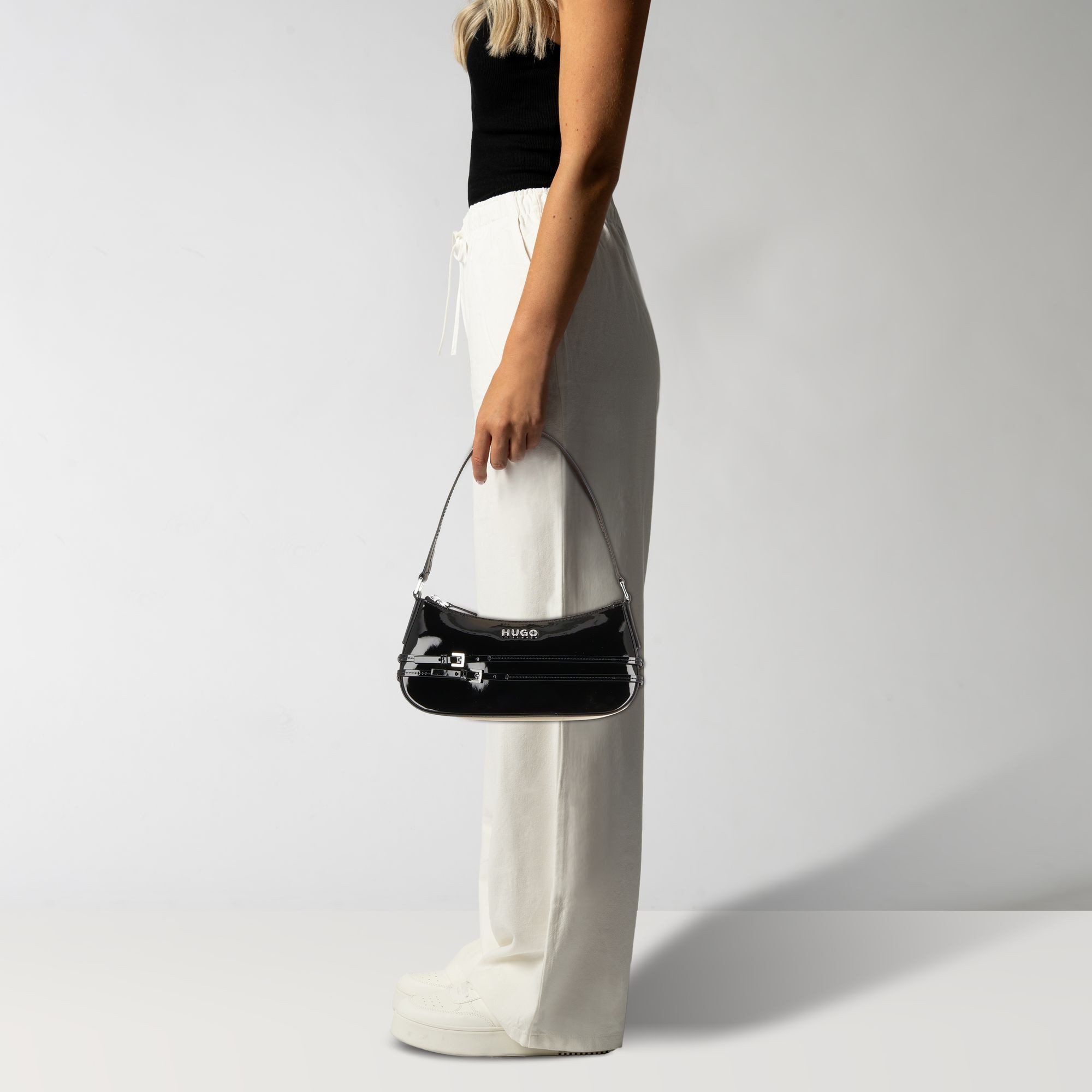 HUGO Schultertasche Chris, Polyurethan günstig online kaufen