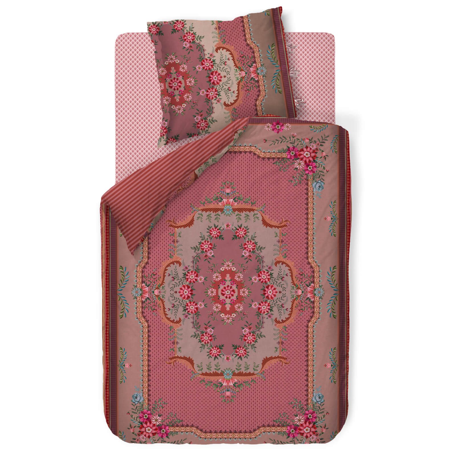 PiP Studio Bettwäsche Pip Chique Pink, Perkal, 2 teilig, Rosetten, Floral, günstig online kaufen