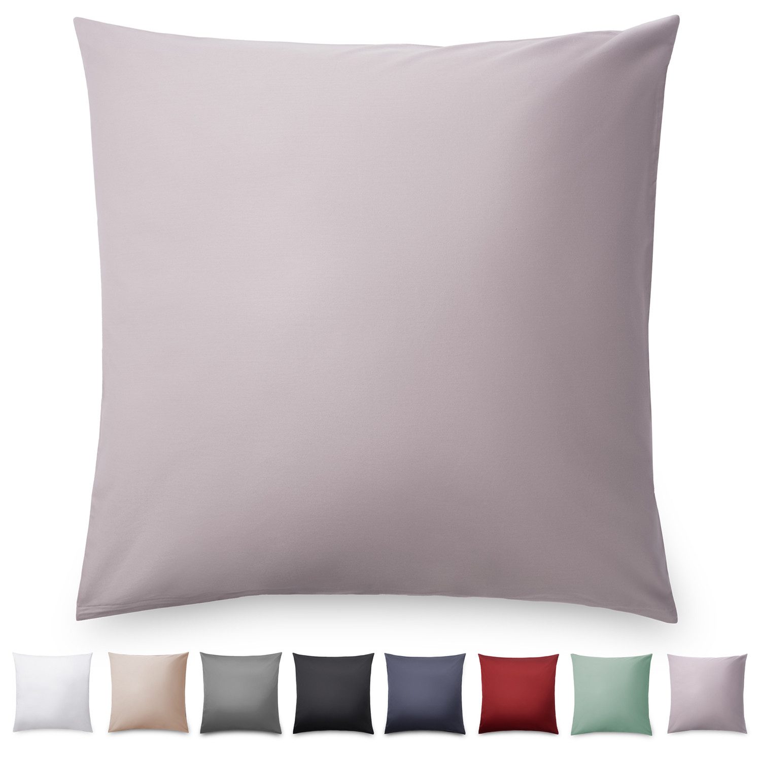 Blumtal Kissenbezüge Premium Mako Satin Kissenbezug, superweich aus 100% Ba günstig online kaufen