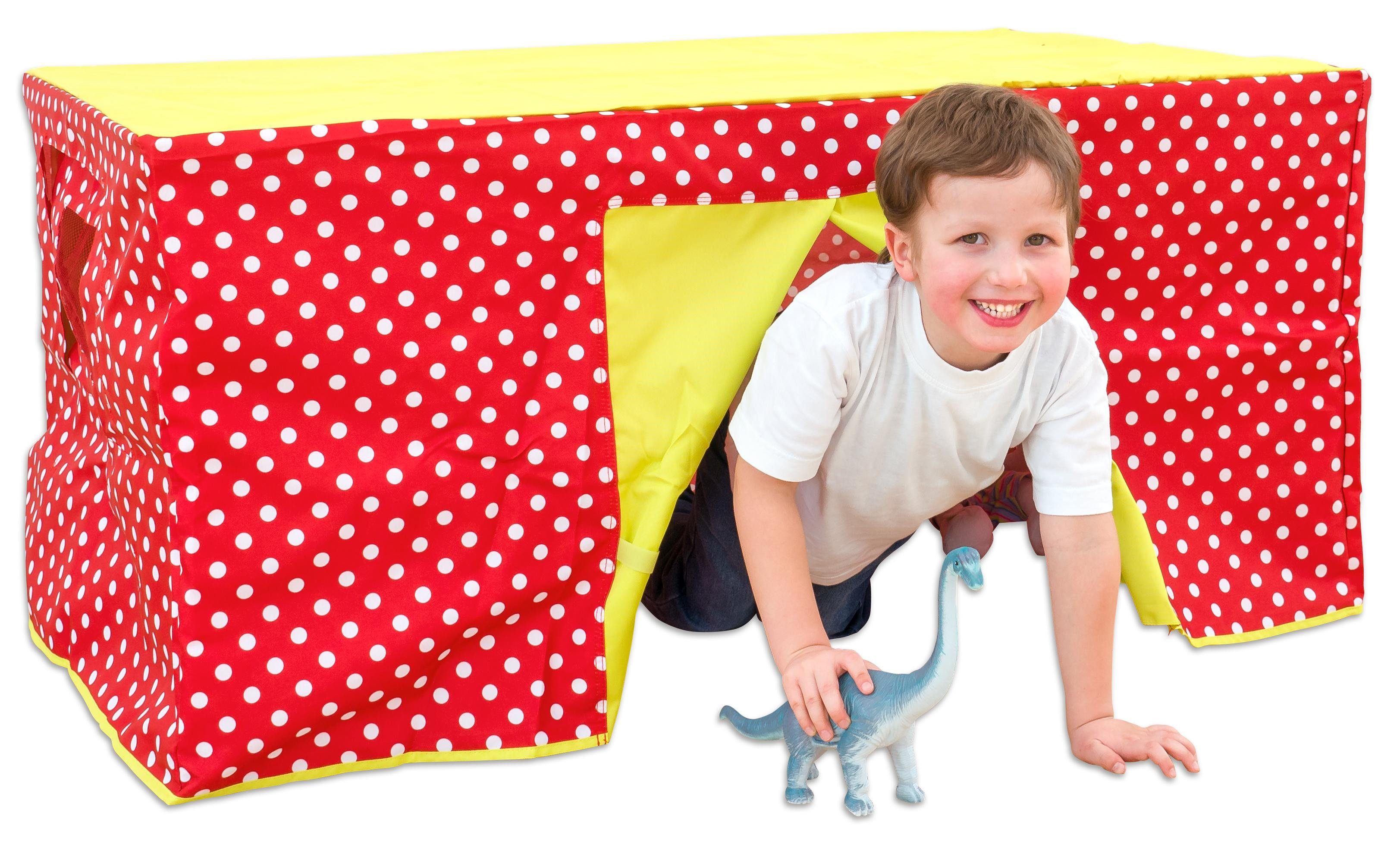 Betzold Puppen Zelt Tischzelt – Spielzelt Kinder Rollenspiel Indoor Abenteu günstig online kaufen