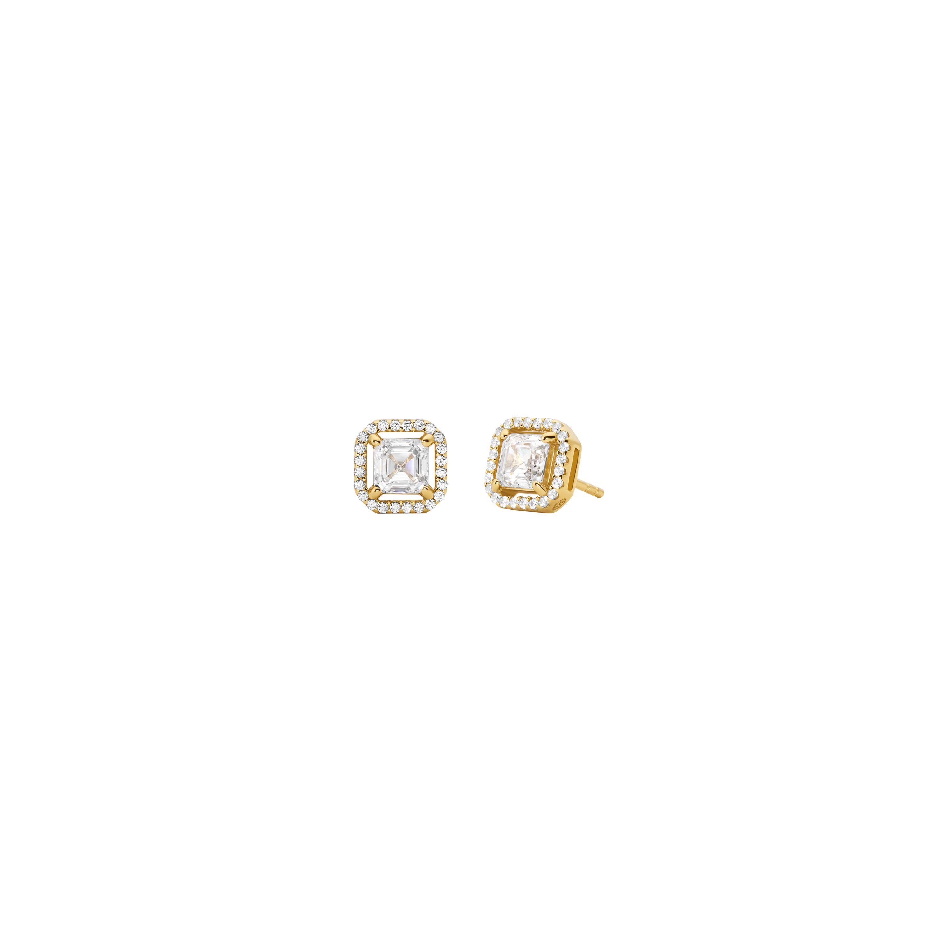 MICHAEL KORS Paar Ohrstecker Schmuck Geschenk Silber 925 PREMIUM, mit Zirkonia (synth)