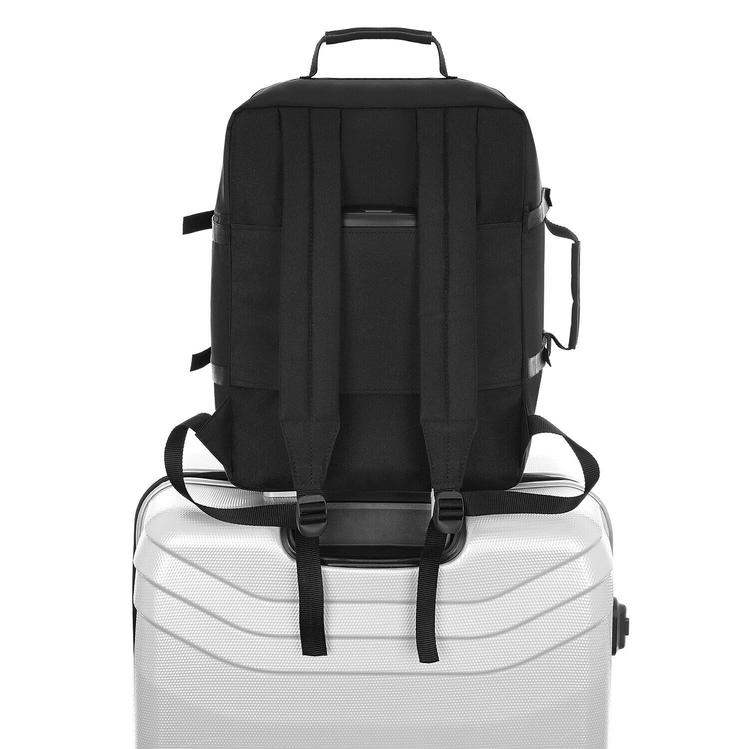 Granori Kofferrucksack 40x20x25 cm Handgepäck 20 L für Ryanair (Dreampack R), leicht, mit aufklappbarer Kofferöffnung und Trolleyhalterung