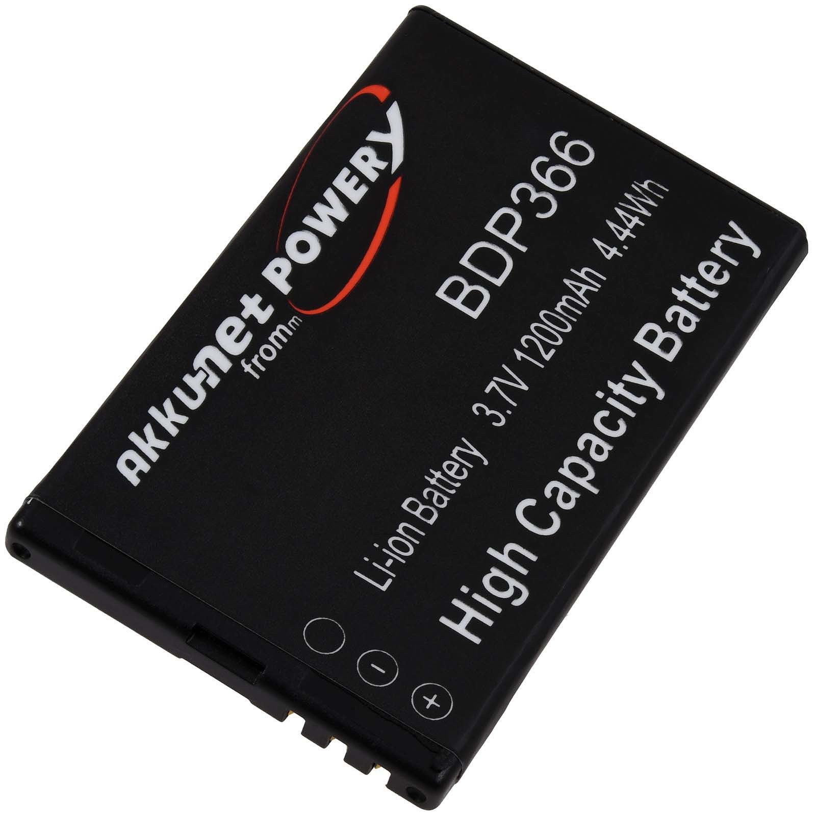 Powery Akku für Doro Primo 366 Handy-Akku 1200 mAh (3.7 V)