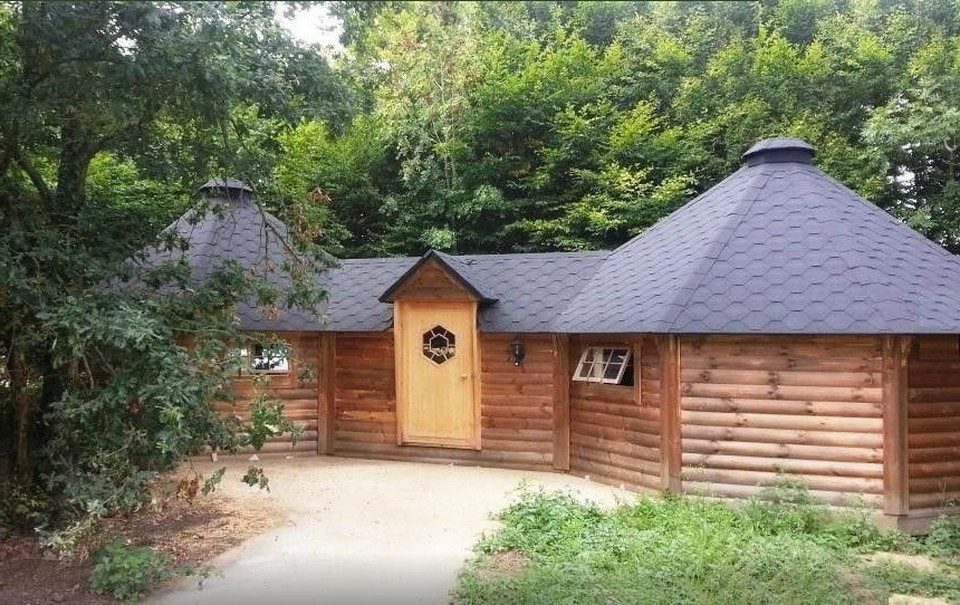 Xlmoebel Grillkota Skandinavische Grillhütte Grillhaus Pavillon Holzhaus, Made in Europa