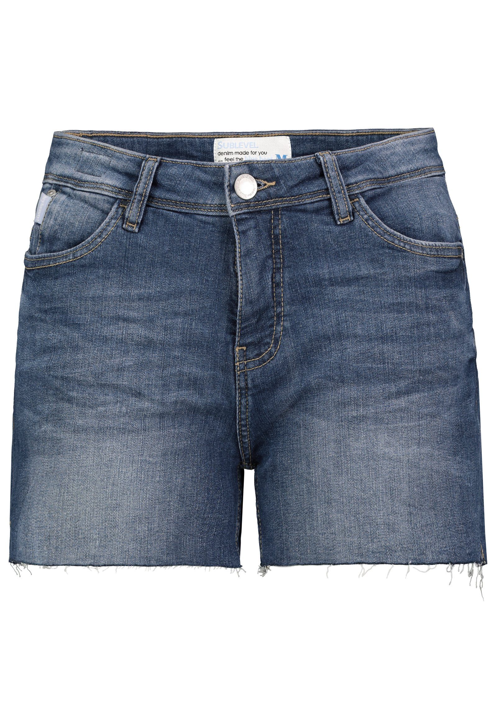 SUBLEVEL Bermudas Damen Jeans Shorts Bermuda günstig online kaufen