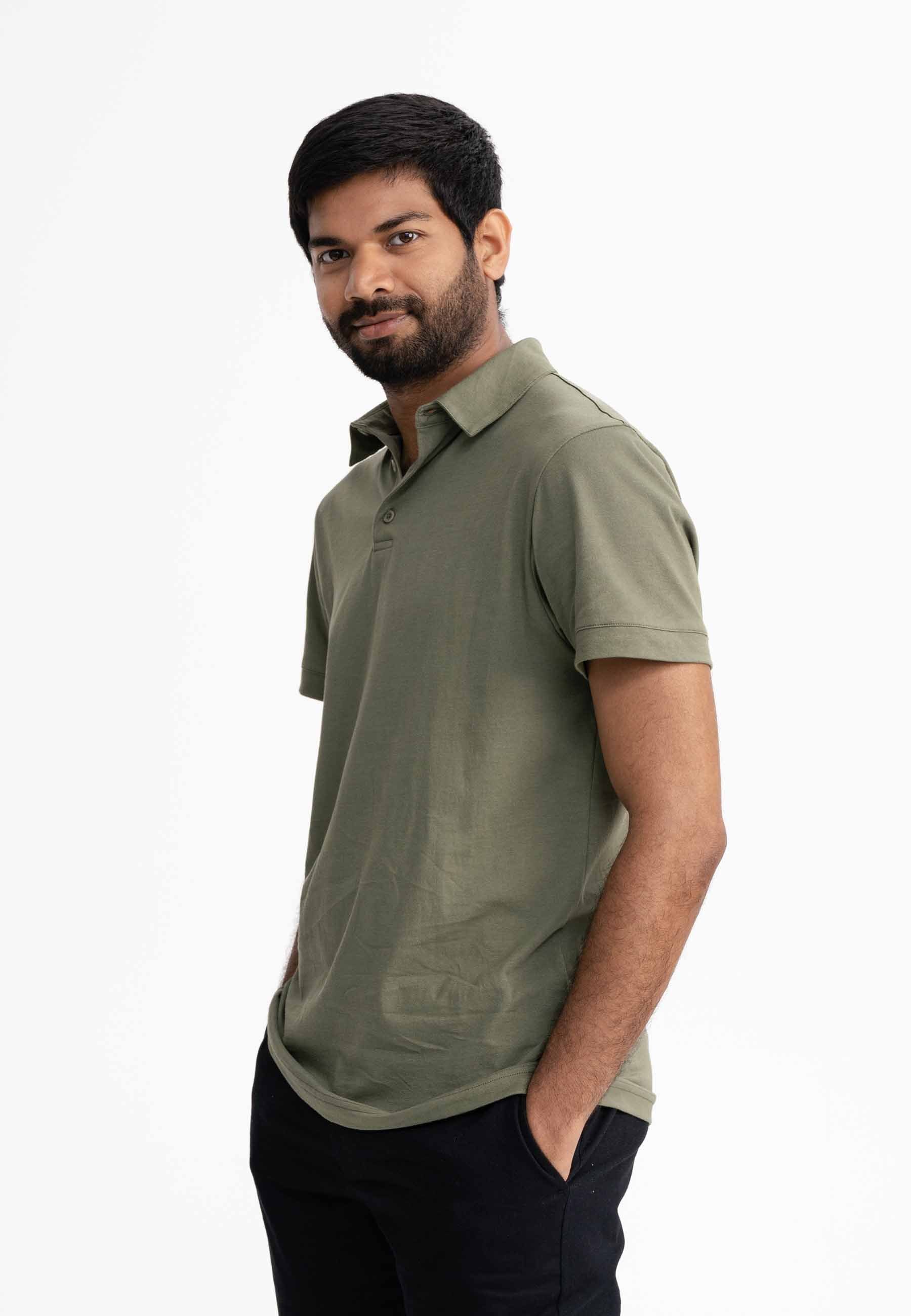 MELA Poloshirt Poloshirt JASPAL kurze Knopfleiste günstig online kaufen