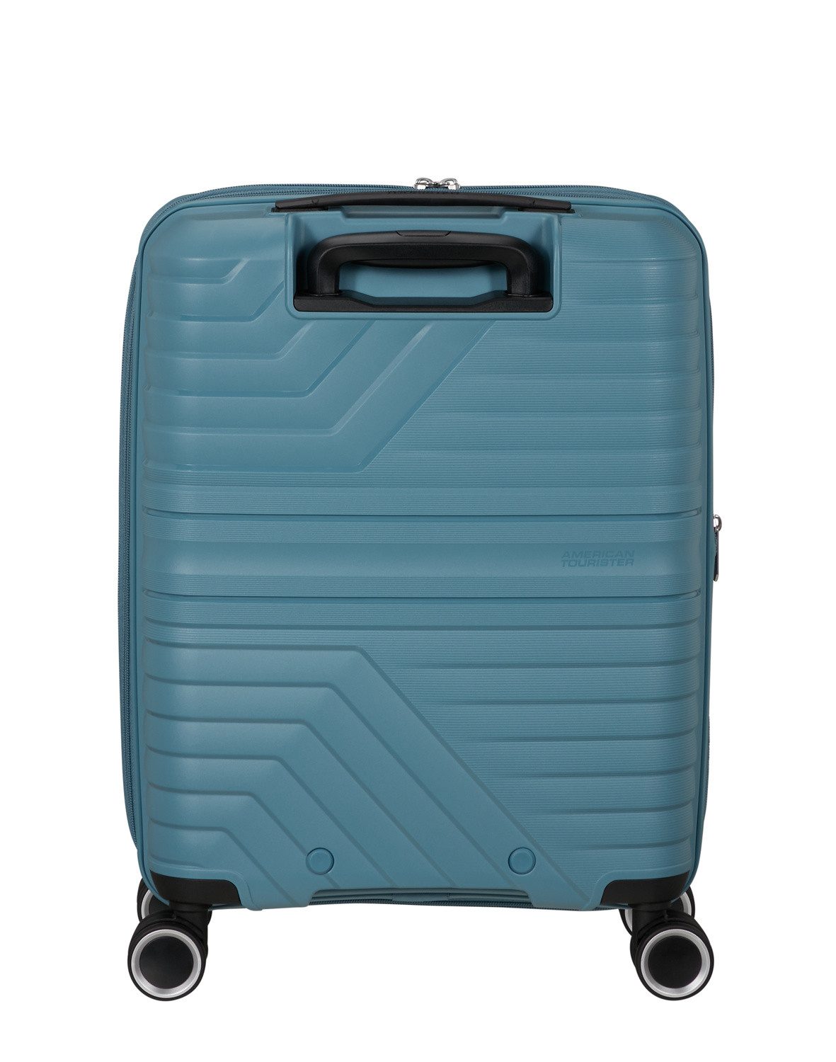 American Tourister® Koffer American Tourister Trolley mit 4 Rollen 55 cm Flytwist storm blue, 4 Rollen Rollen