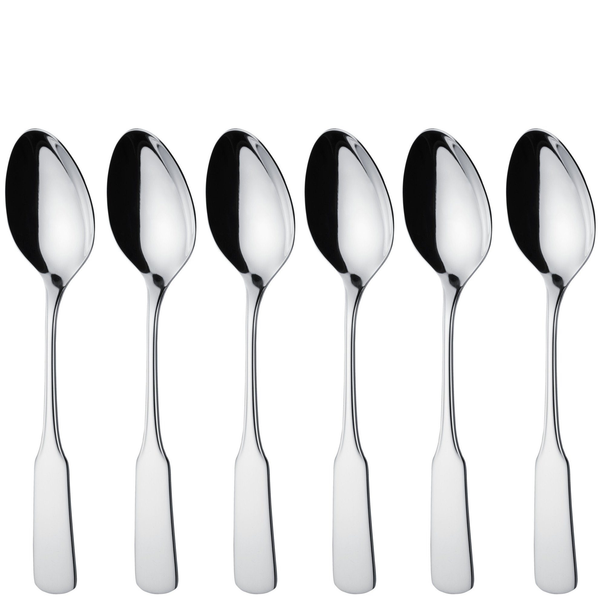 GRÄWE Suppenlöffel GRÄWE Tafellöffel 6 Stück, Edelstahl 18/10, Serie Spaten