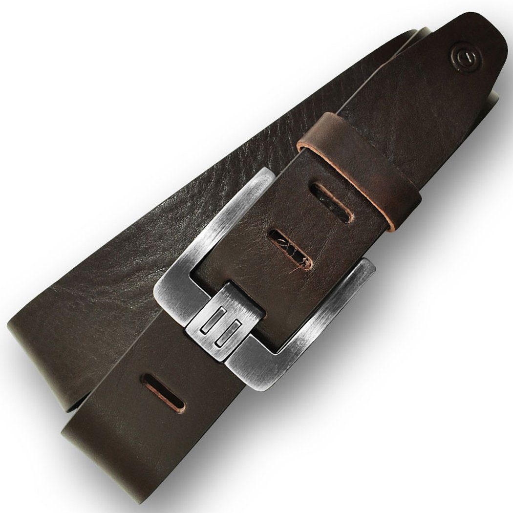 Ledergürtel Gürtel, Buffalo 4,5cm
