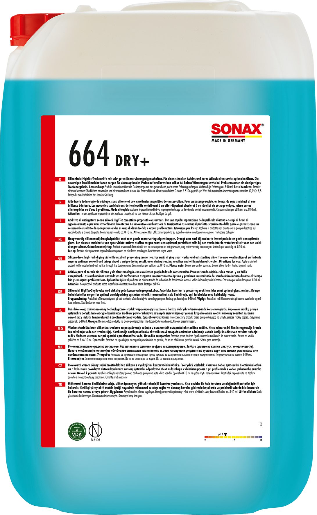 Sonax SONAX SX GlanzTrockner 25 L Auto-Reinigungsmittel