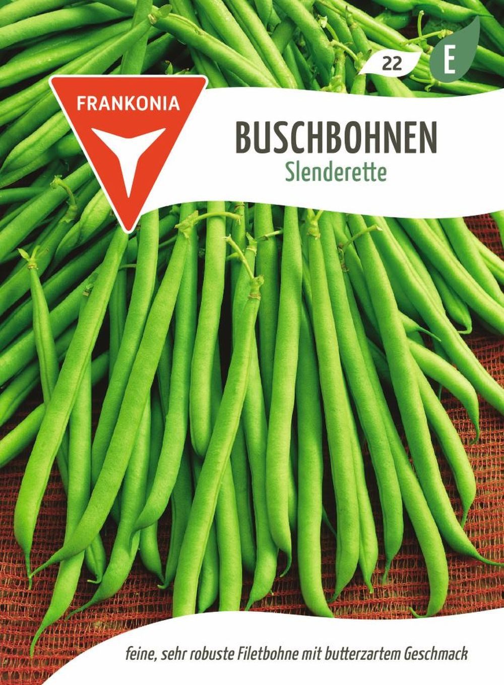 FRANKONIA Gemüsesamen Buschbohnen, Slenderette - Bohnen-Samen Saatgut Samen, Phaseolus vulgaris