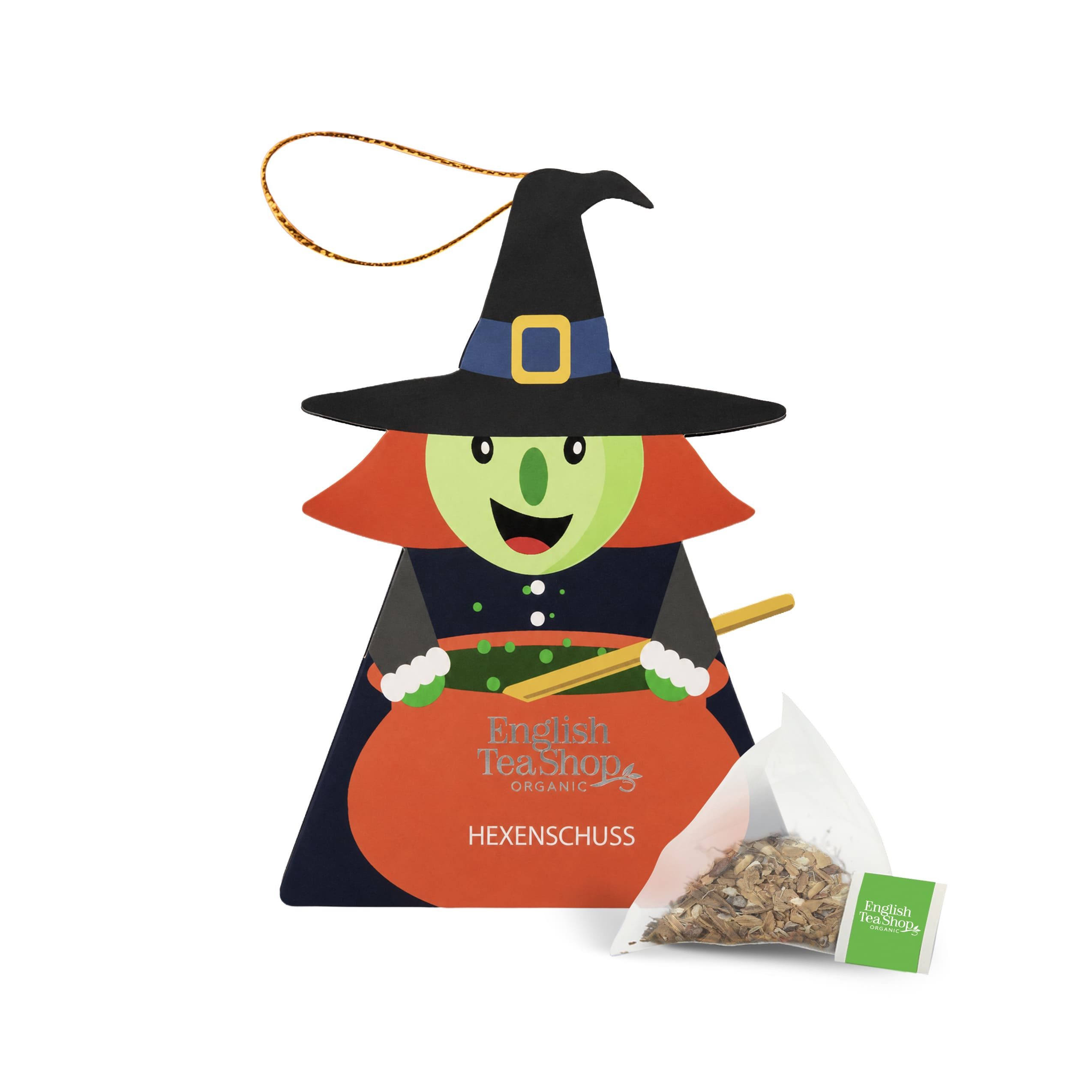 English Tea Shop Tee ETS - Hexe "Hexenschuss", Halloween Geschenk, BIO-Tee