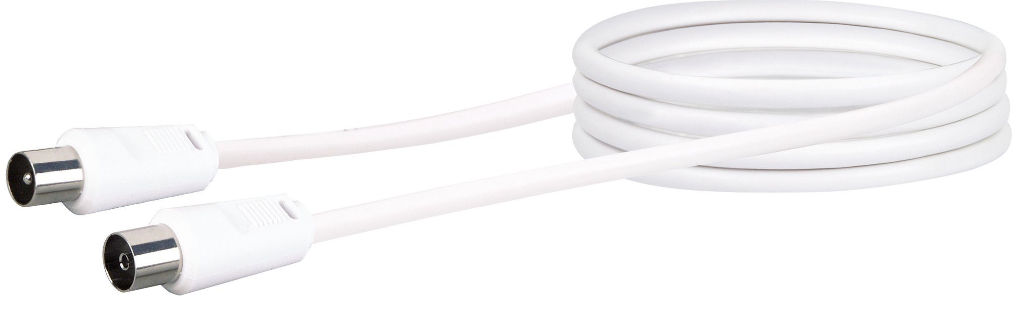 Schwaiger KVK215 052 SAT-Kabel, IEC Stecker, (150 cm), 2-fach geschirmt