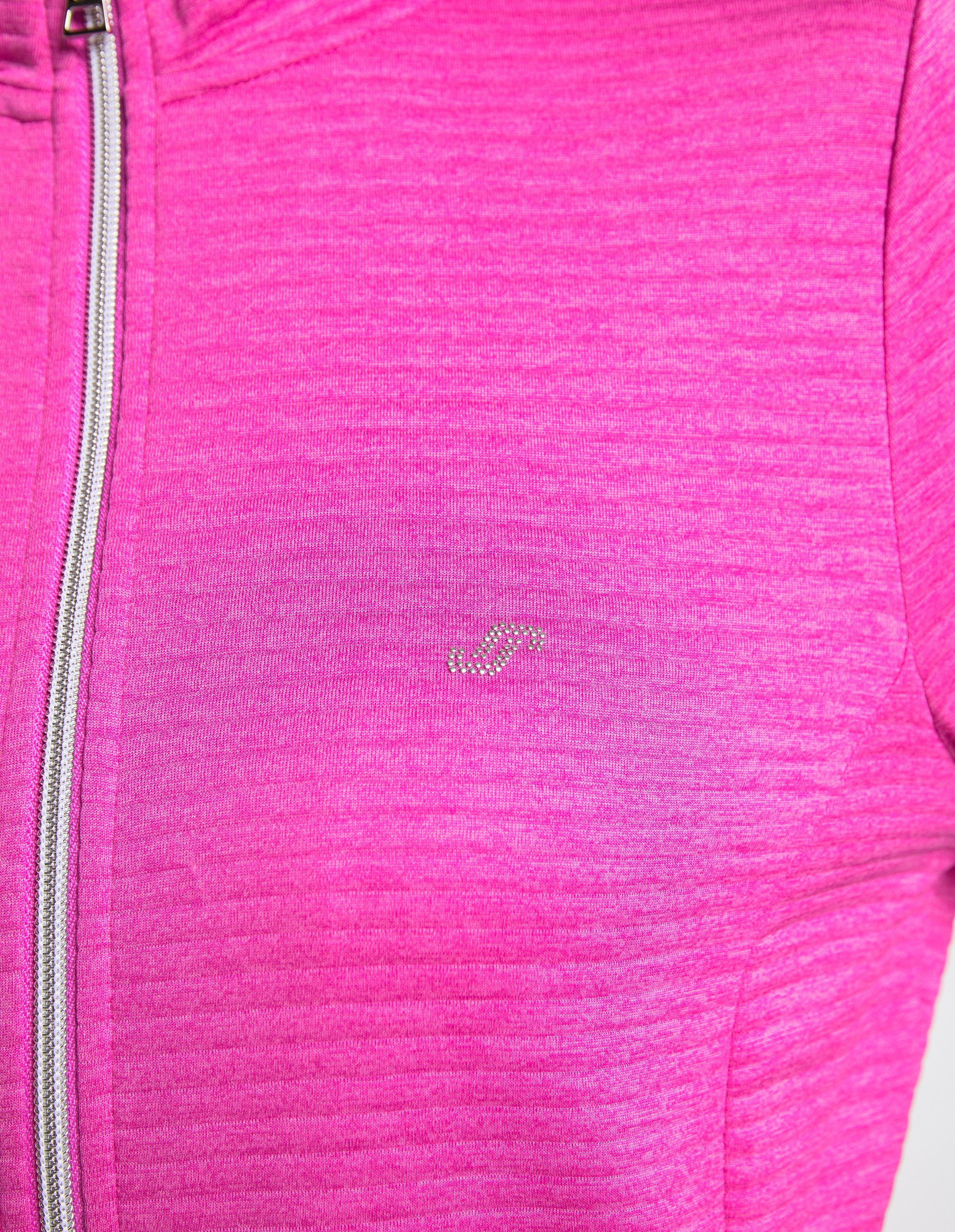bright melange Jacke Trainingsjacke PEGGY berry Joy Sportswear