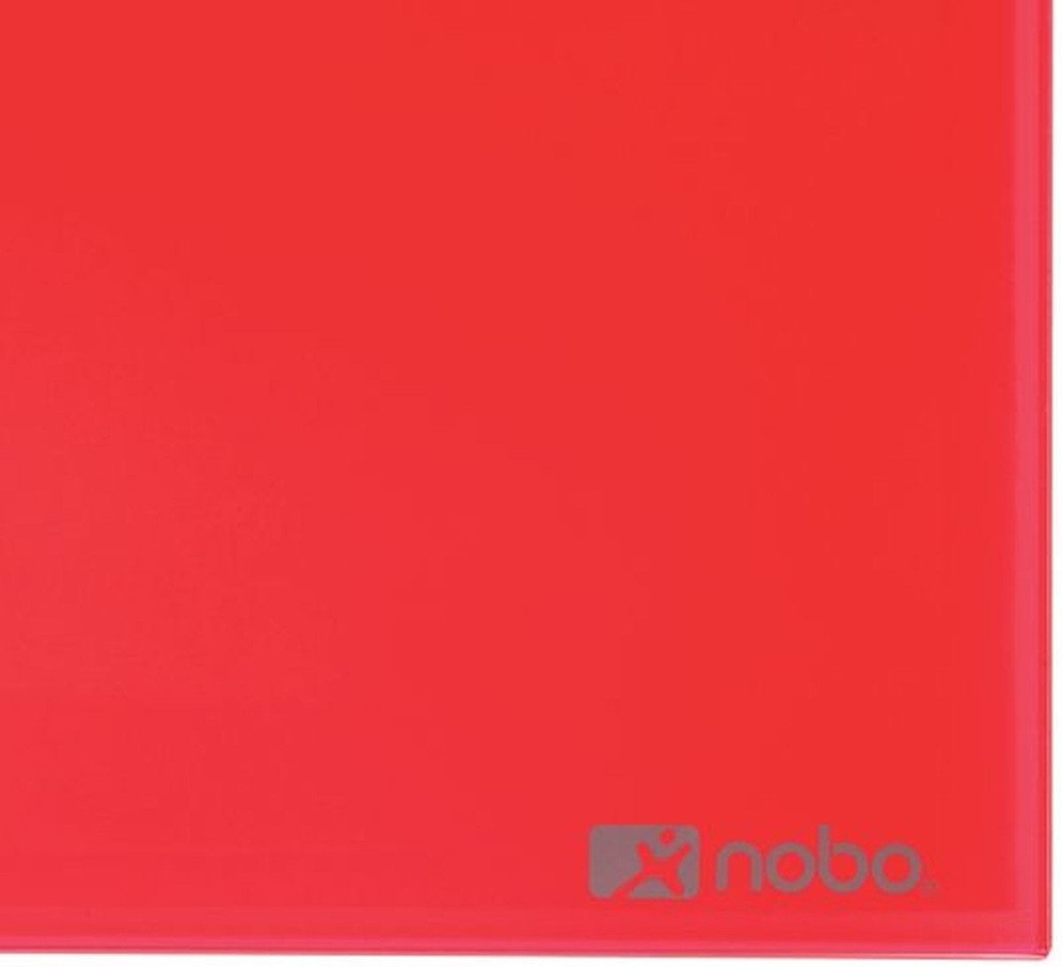 NOBO Wandtafel Glastafel Diamond magnetisch 1883x1059mm rot