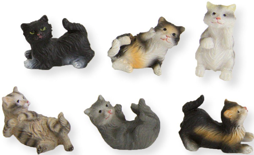 FADEDA Tierfigur 6x FADEDA Katzenset, Höhe günstig online kaufen